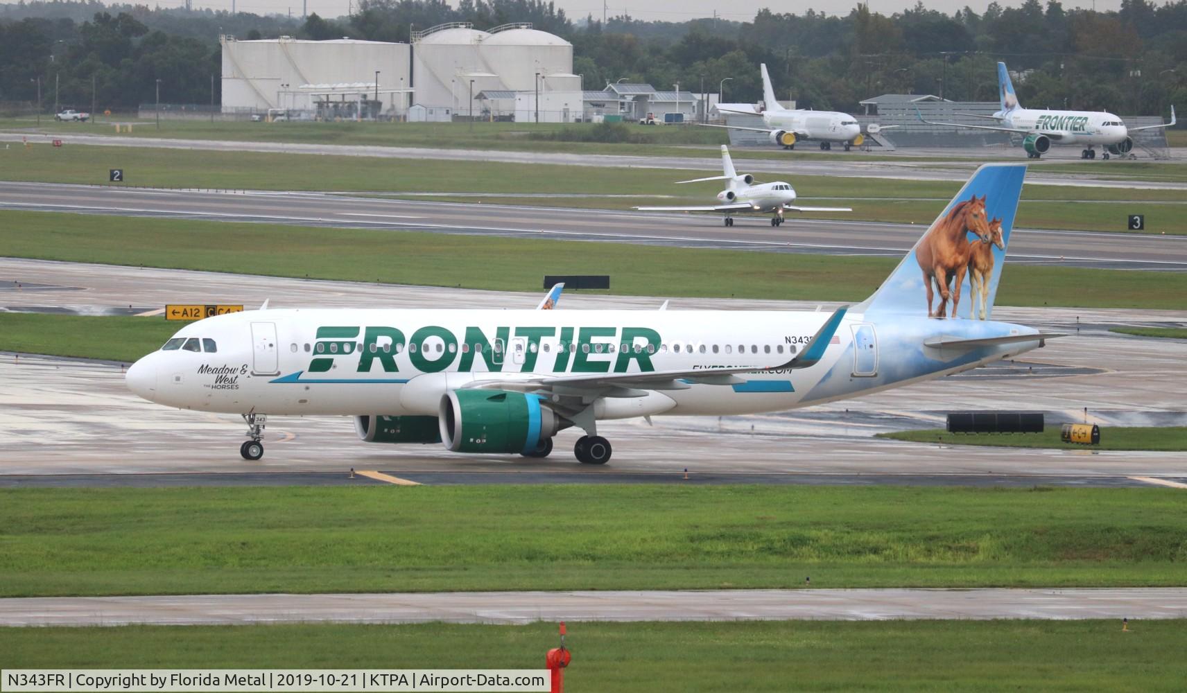 N343FR, 2018 Airbus A320-251N C/N 8580, TPA 2019