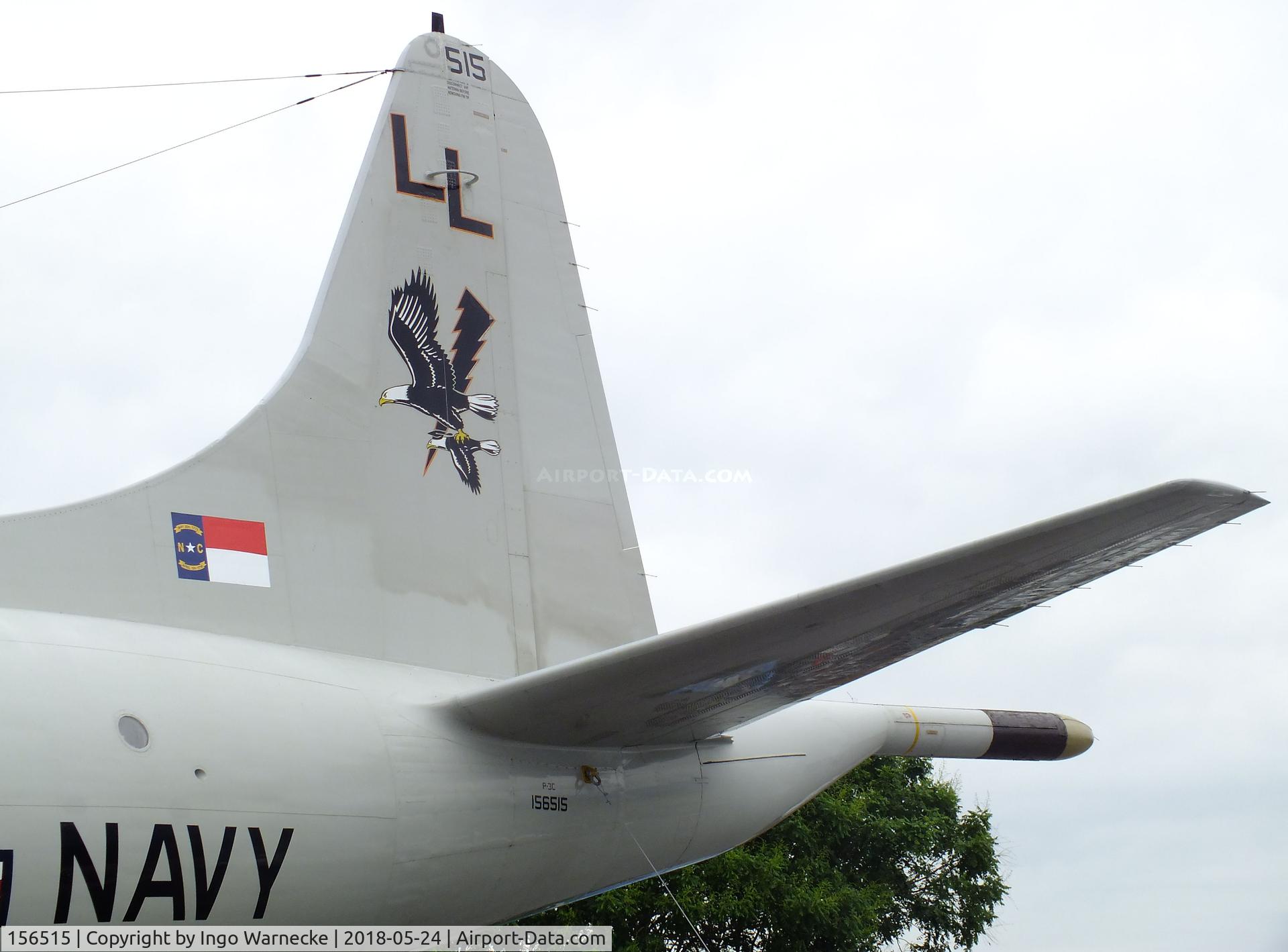 156515, 1969 Lockheed P-3C CDU Orion C/N 285A-5509, Lockheed P-3C Orion at the Hickory Aviation Museum, Hickory NC