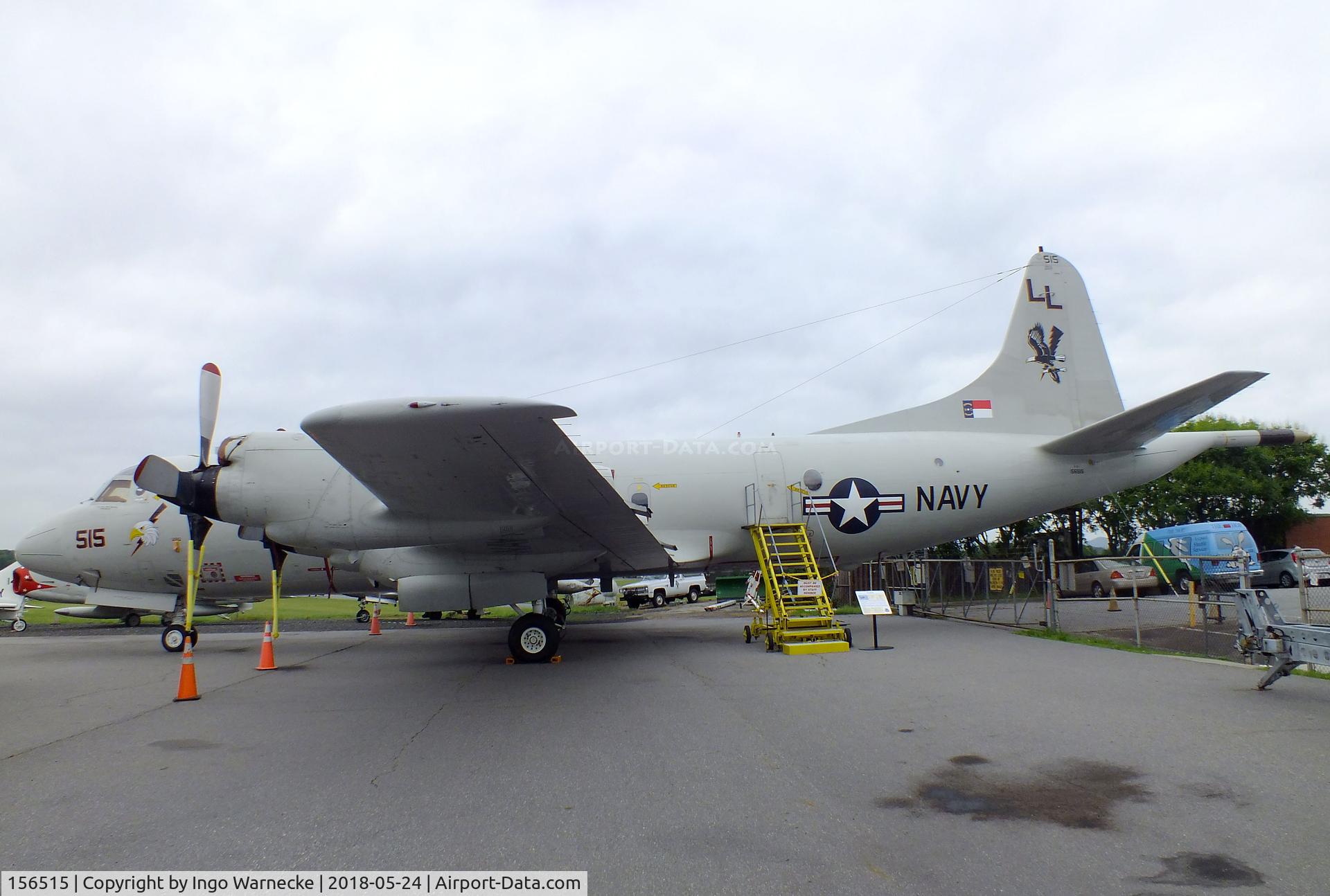 156515, 1969 Lockheed P-3C CDU Orion C/N 285A-5509, Lockheed P-3C Orion at the Hickory Aviation Museum, Hickory NC