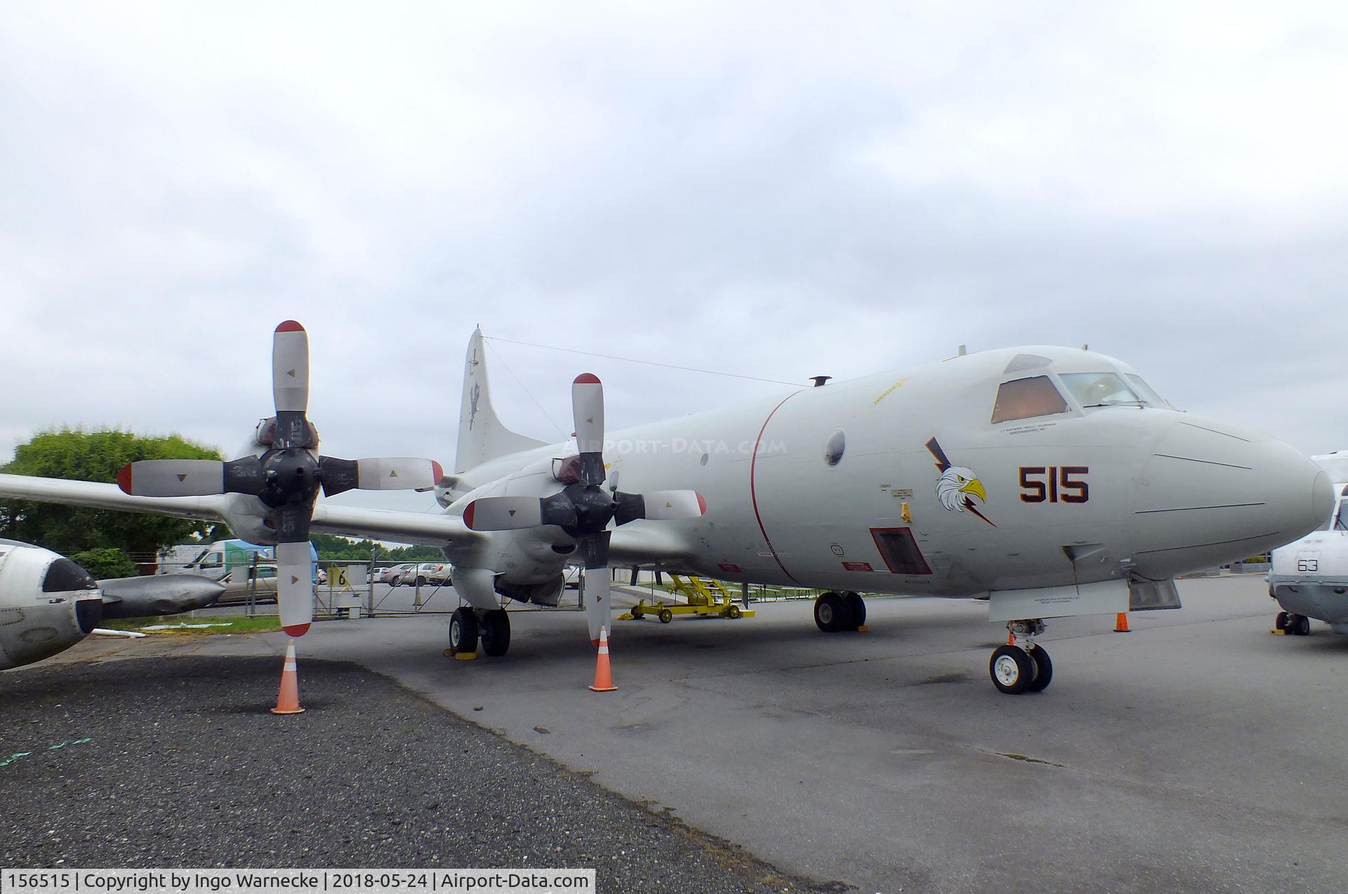 156515, 1969 Lockheed P-3C CDU Orion C/N 285A-5509, Lockheed P-3C Orion at the Hickory Aviation Museum, Hickory NC
