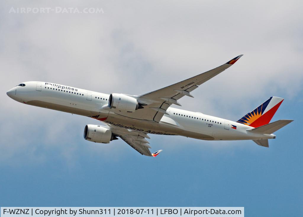F-WZNZ, 2018 Airbus A350-941 C/N 0228, C/n 0228 - To be RP-C3503