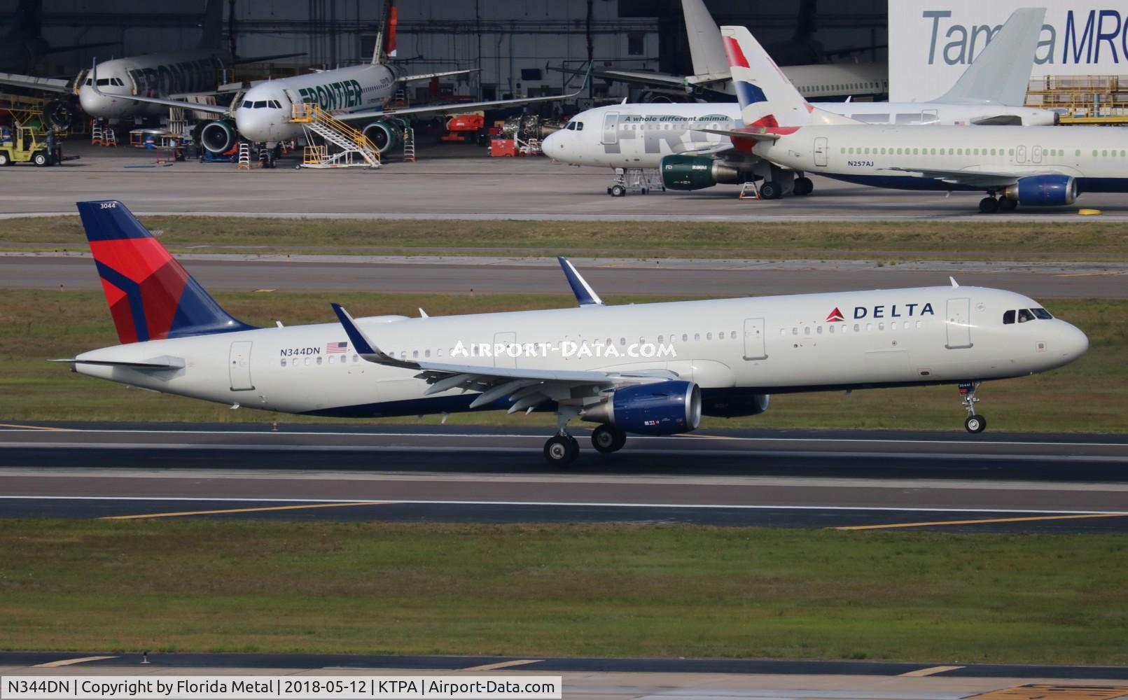 N344DN, 2018 Airbus A321-211 C/N 8171, TPA 2018