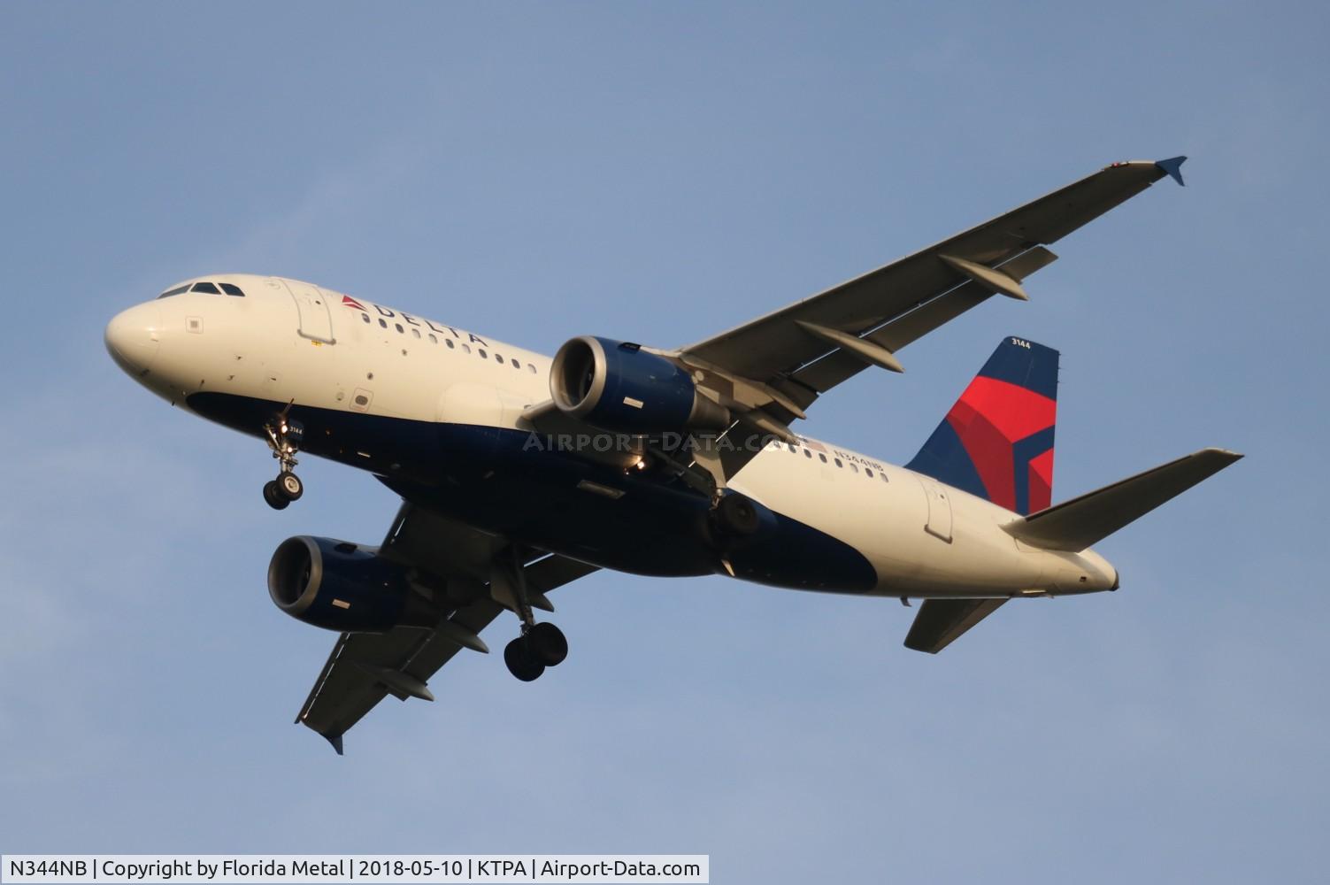 N344NB, 2002 Airbus A319-114 C/N 1766, TPA 2018