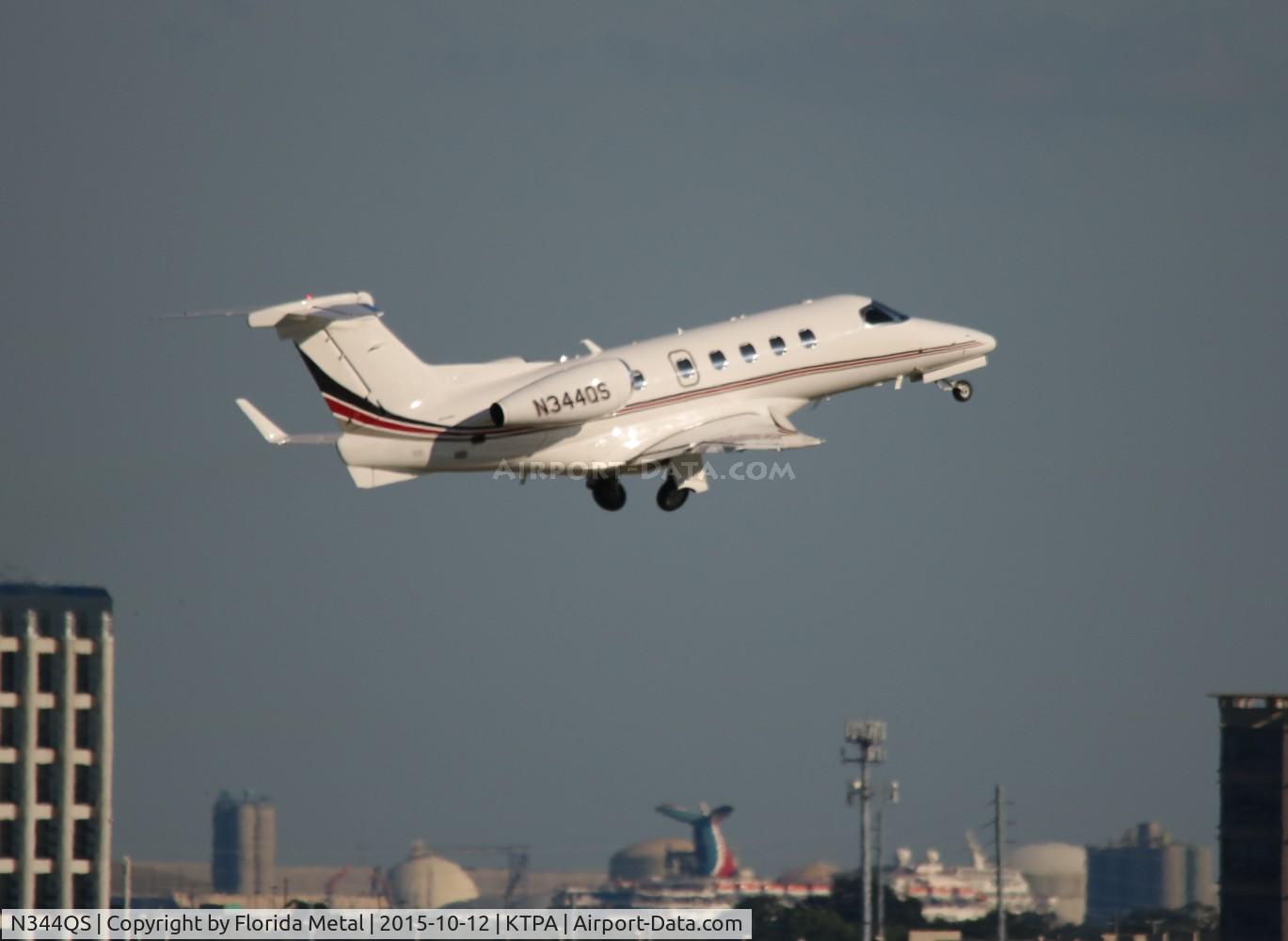 N344QS, 2014 Embraer EMB-505 Phenom 300 C/N 50500219, TPA 2015
