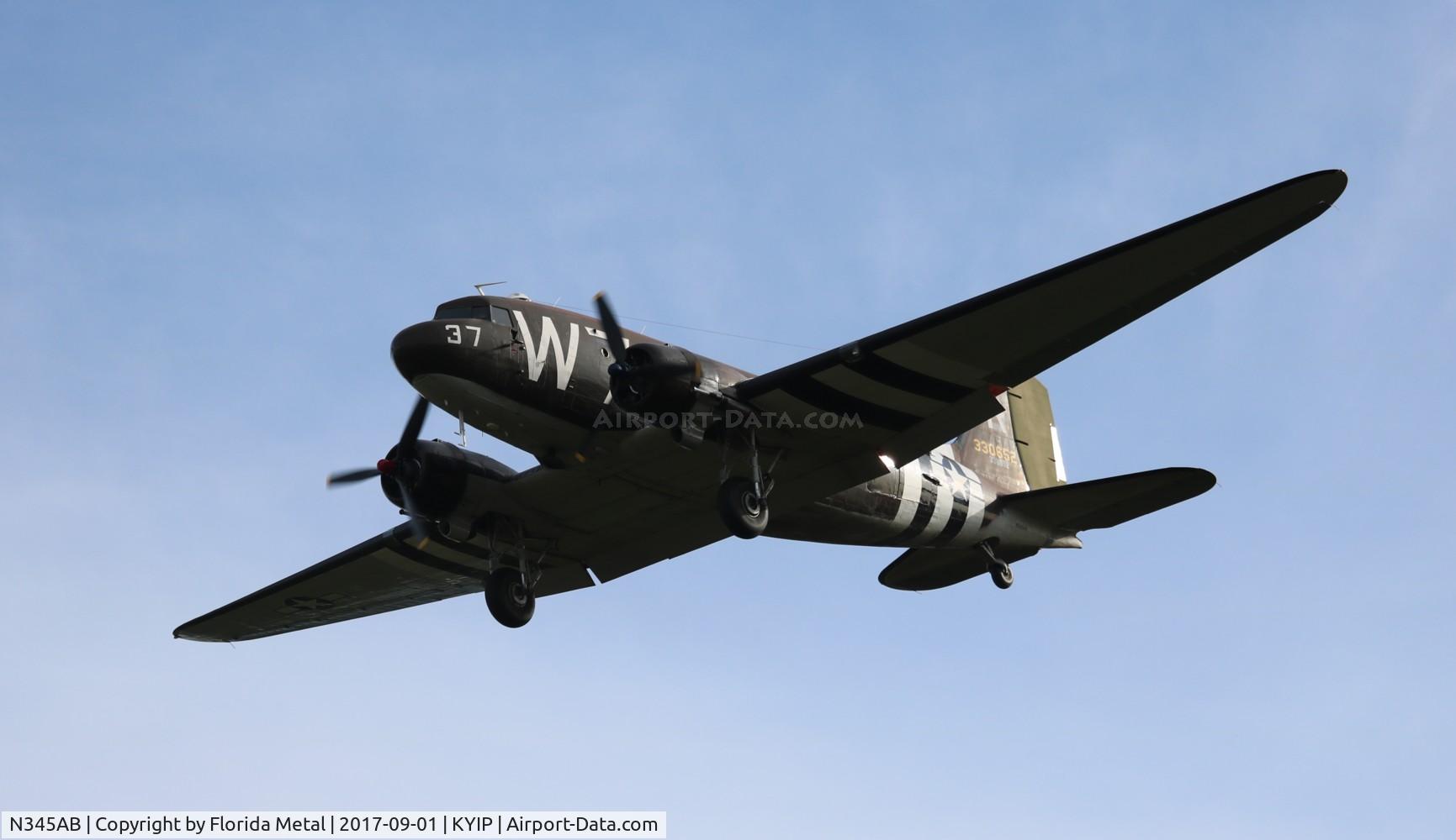 N345AB, 1943 Douglas DC3C-S1C3G (C-47A) C/N 13803, TOM 2017
