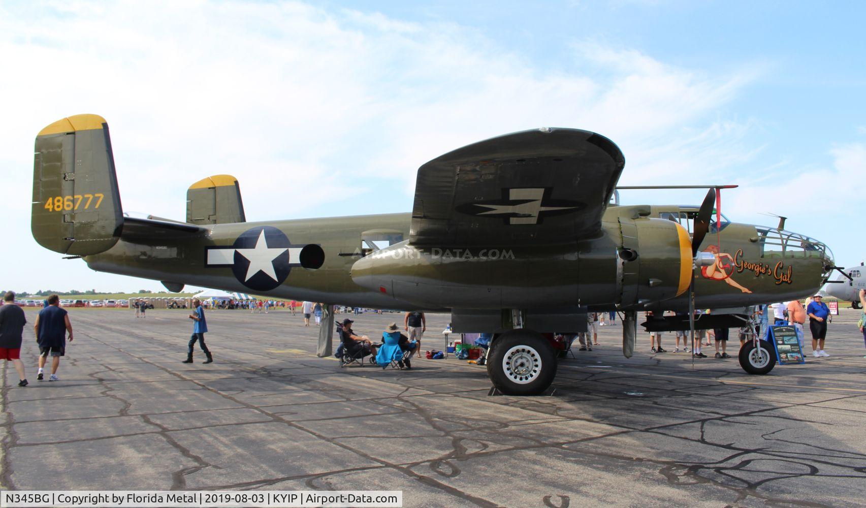N345BG, 1944 North American TB-25N Mitchell C/N 108-47531, TOM 2019