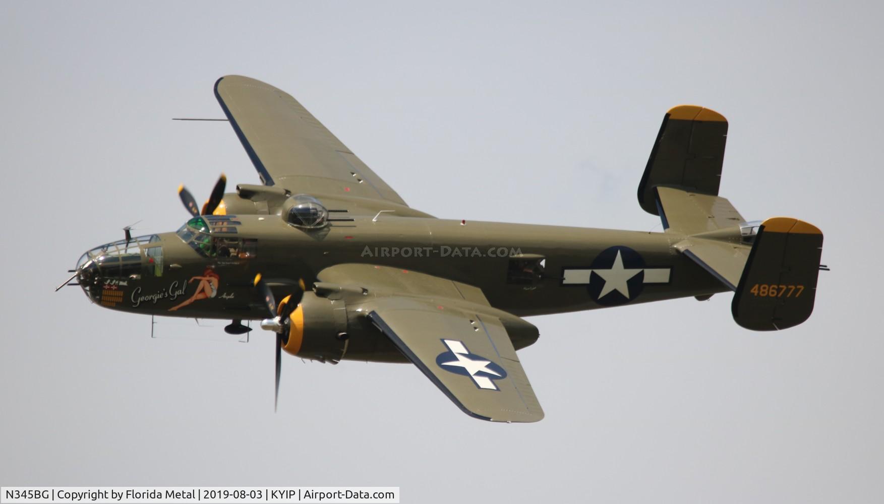 N345BG, 1944 North American TB-25N Mitchell C/N 108-47531, TOM 2019