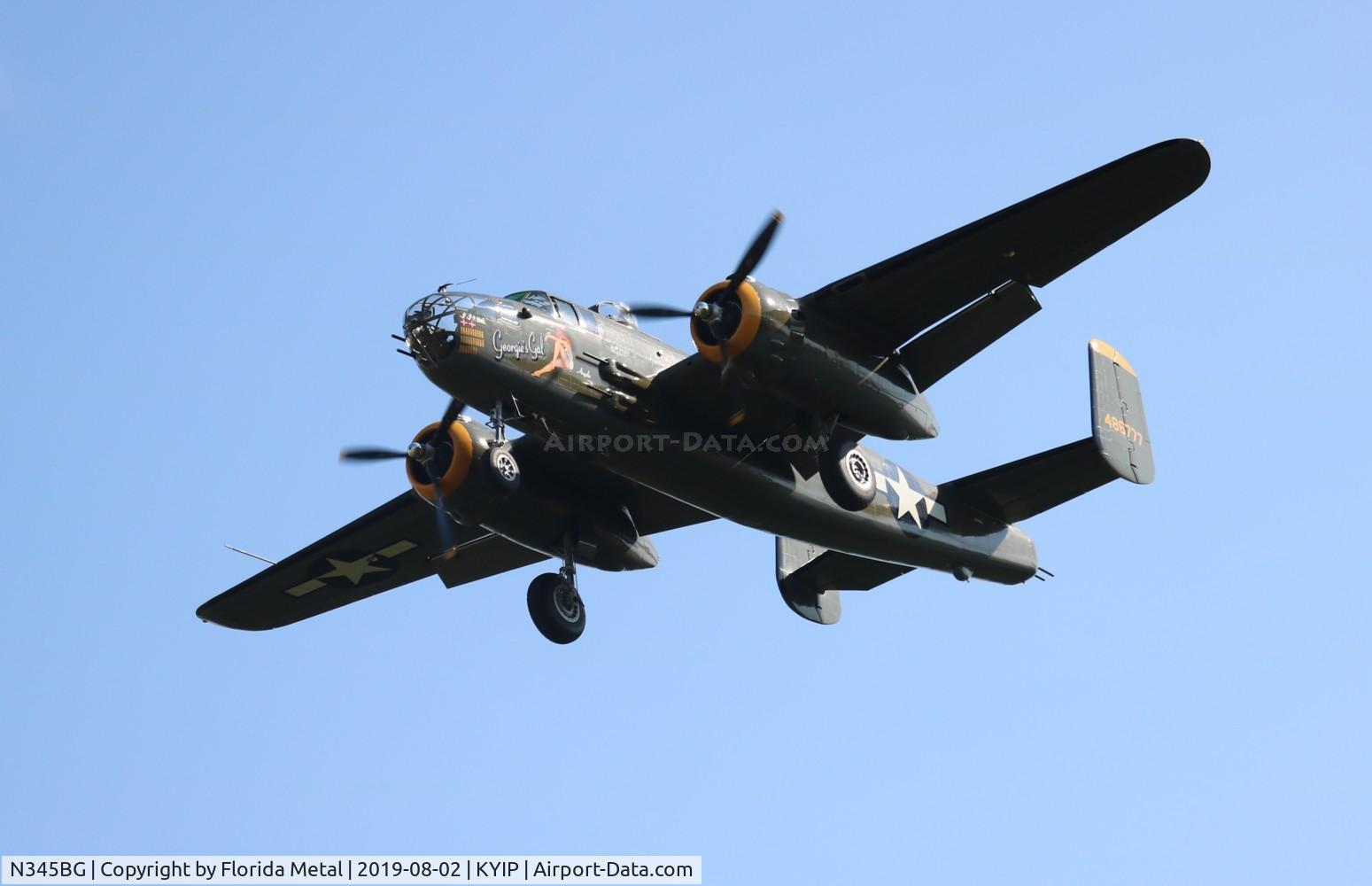 N345BG, 1944 North American TB-25N Mitchell C/N 108-47531, TOM 2019