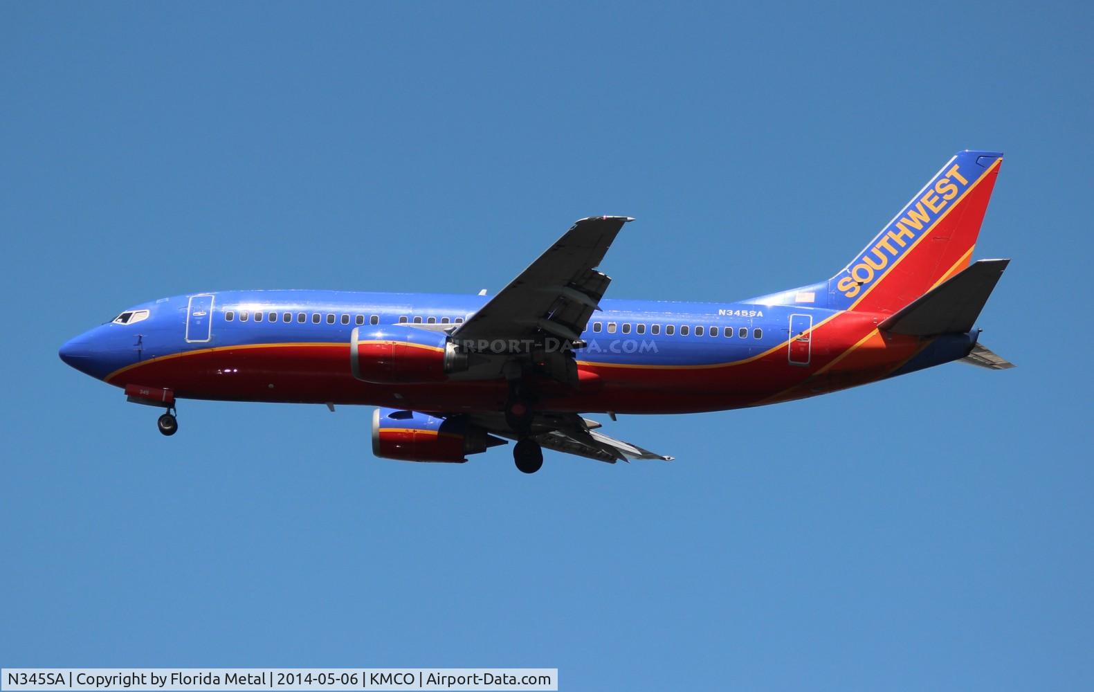 N345SA, 1987 Boeing 737-3K2 C/N 23786, MCO 2014