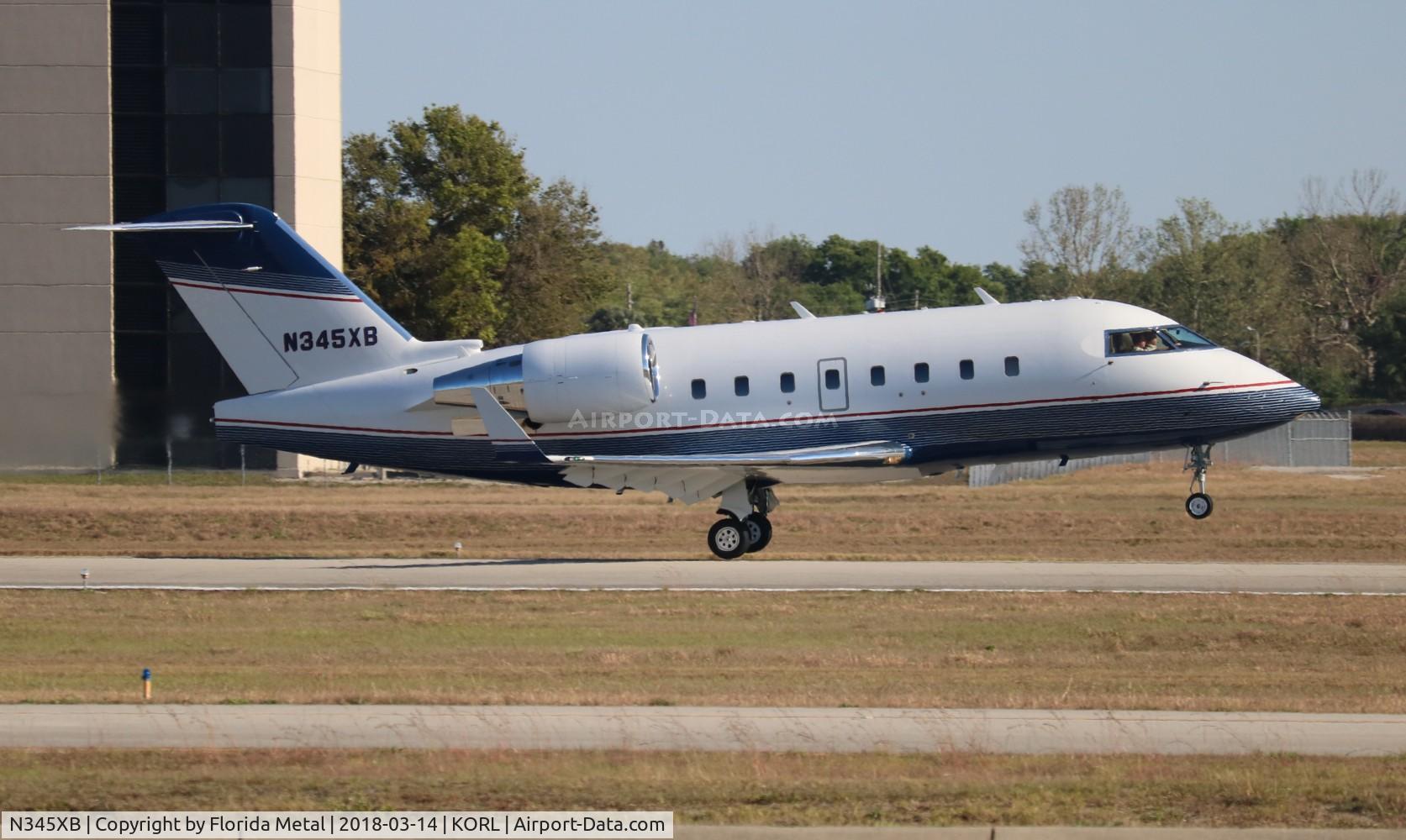 N345XB, 2005 Bombardier Challenger 604 (CL-600-2B16) C/N 5631, ORL 2018