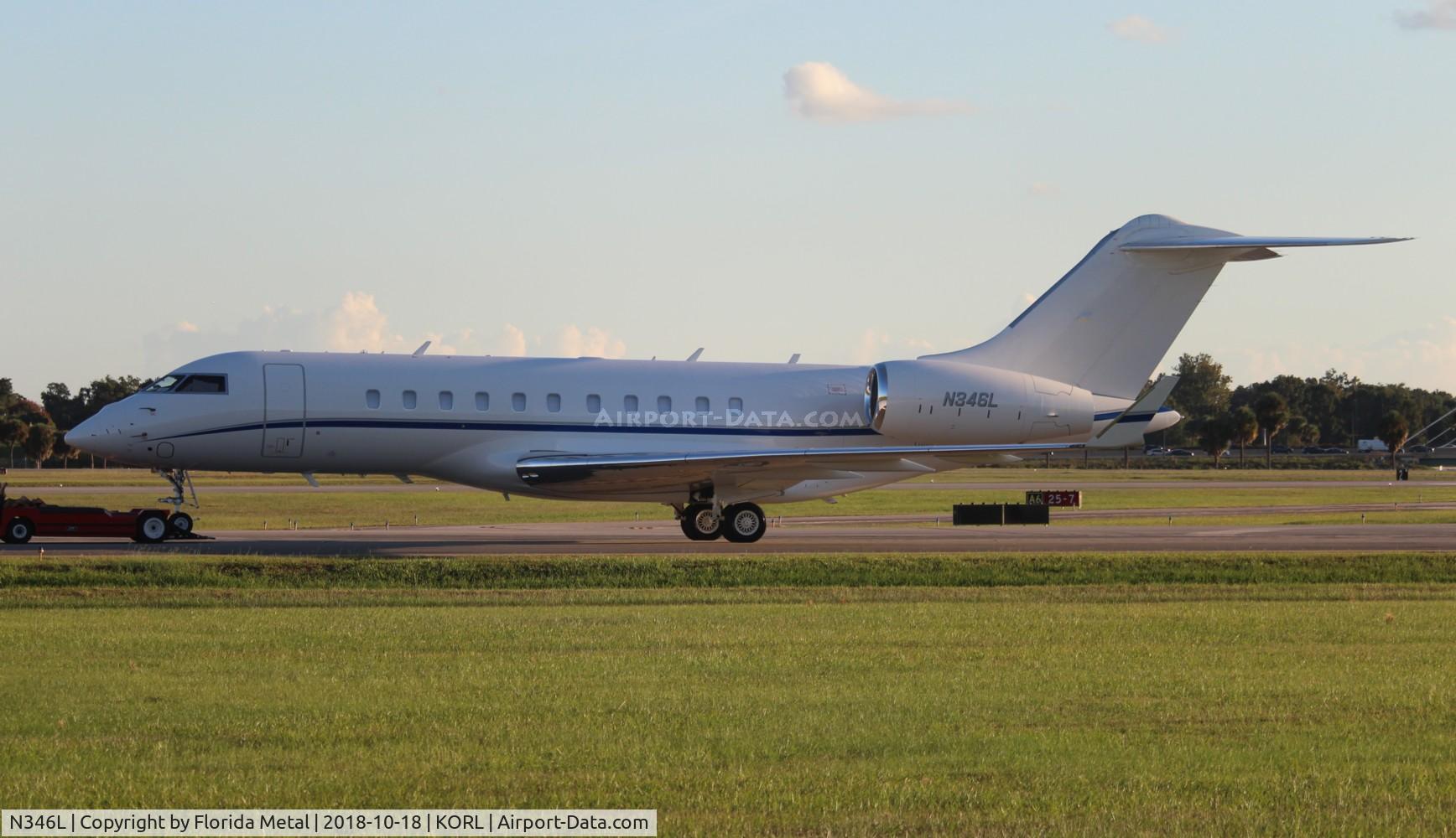 N346L, 2011 Bombardier BD-700-1A11 Global 5000 C/N 9449, NBAA 2018