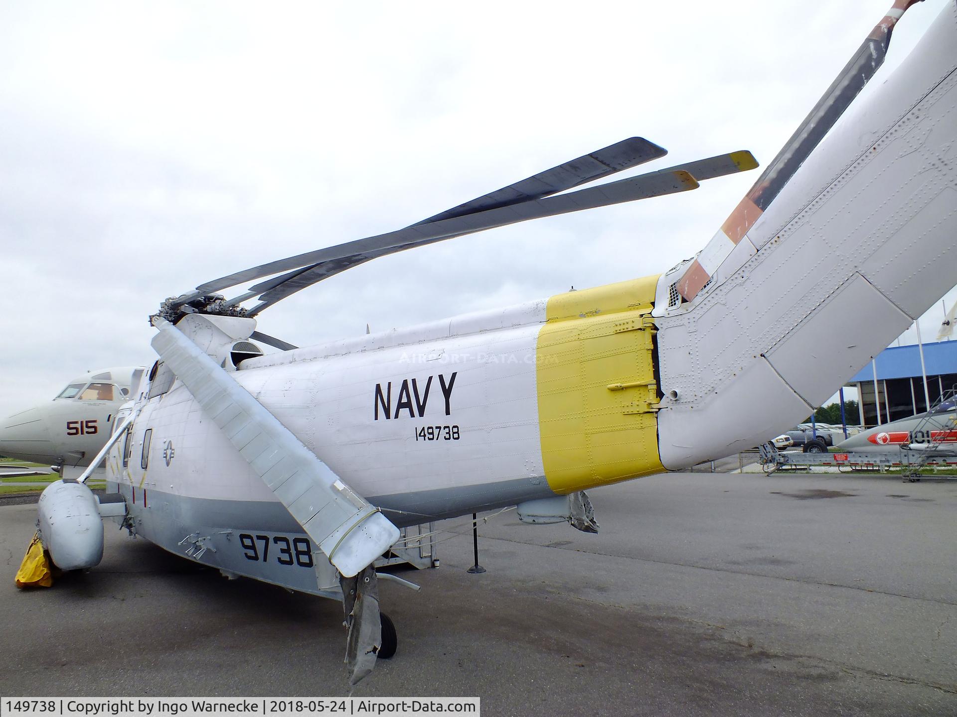 149738, Sikorsky SH-3H Sea King C/N 61155, Sikorsky SH-3H Sea King at the Hickory Aviation Museum, Hickory NC
