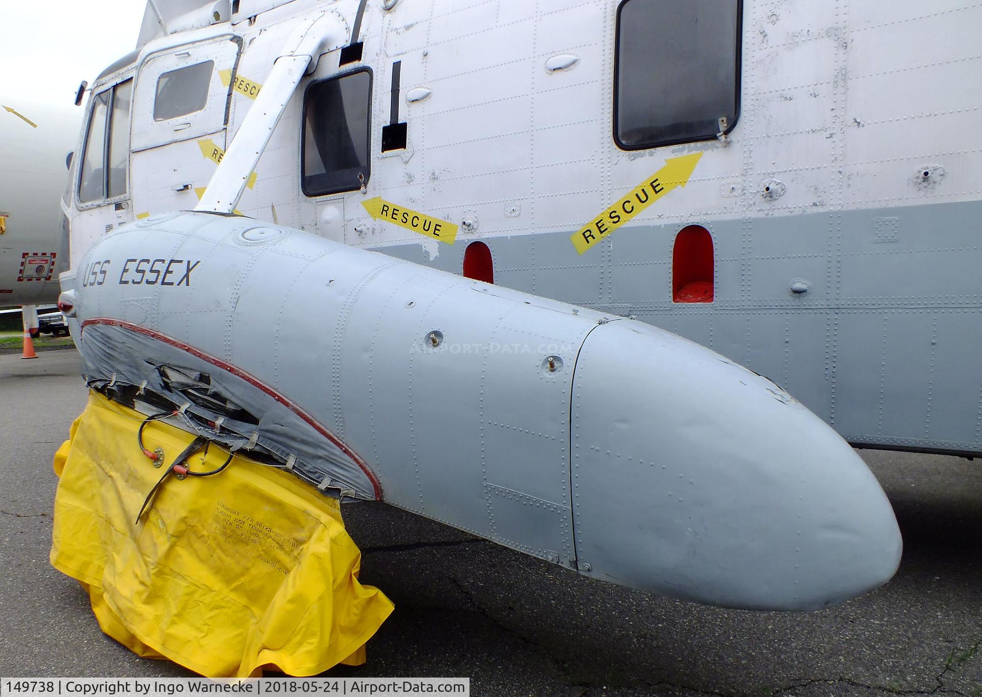 149738, Sikorsky SH-3H Sea King C/N 61155, Sikorsky SH-3H Sea King at the Hickory Aviation Museum, Hickory NC