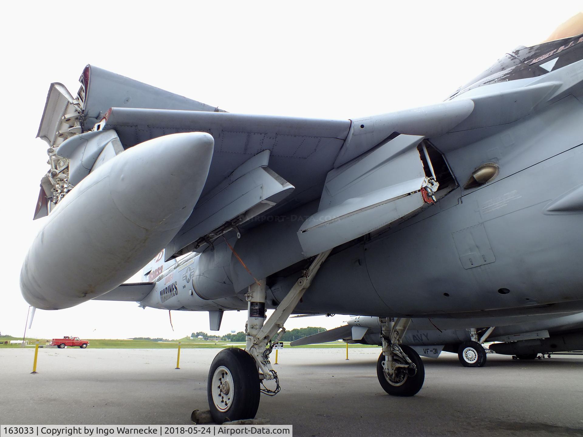 163033, Grumman EA-6B-115-GR Prowler C/N P-126, Grumman EA-6B Prowler at the Hickory Aviation Museum, Hickory NC