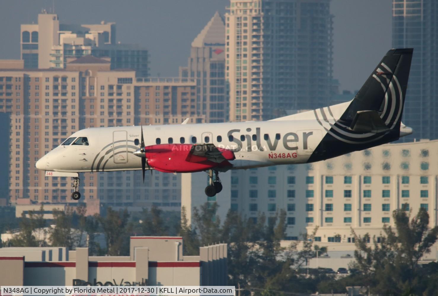 N348AG, 1998 Saab 340B C/N 340B-448, FLL 2017