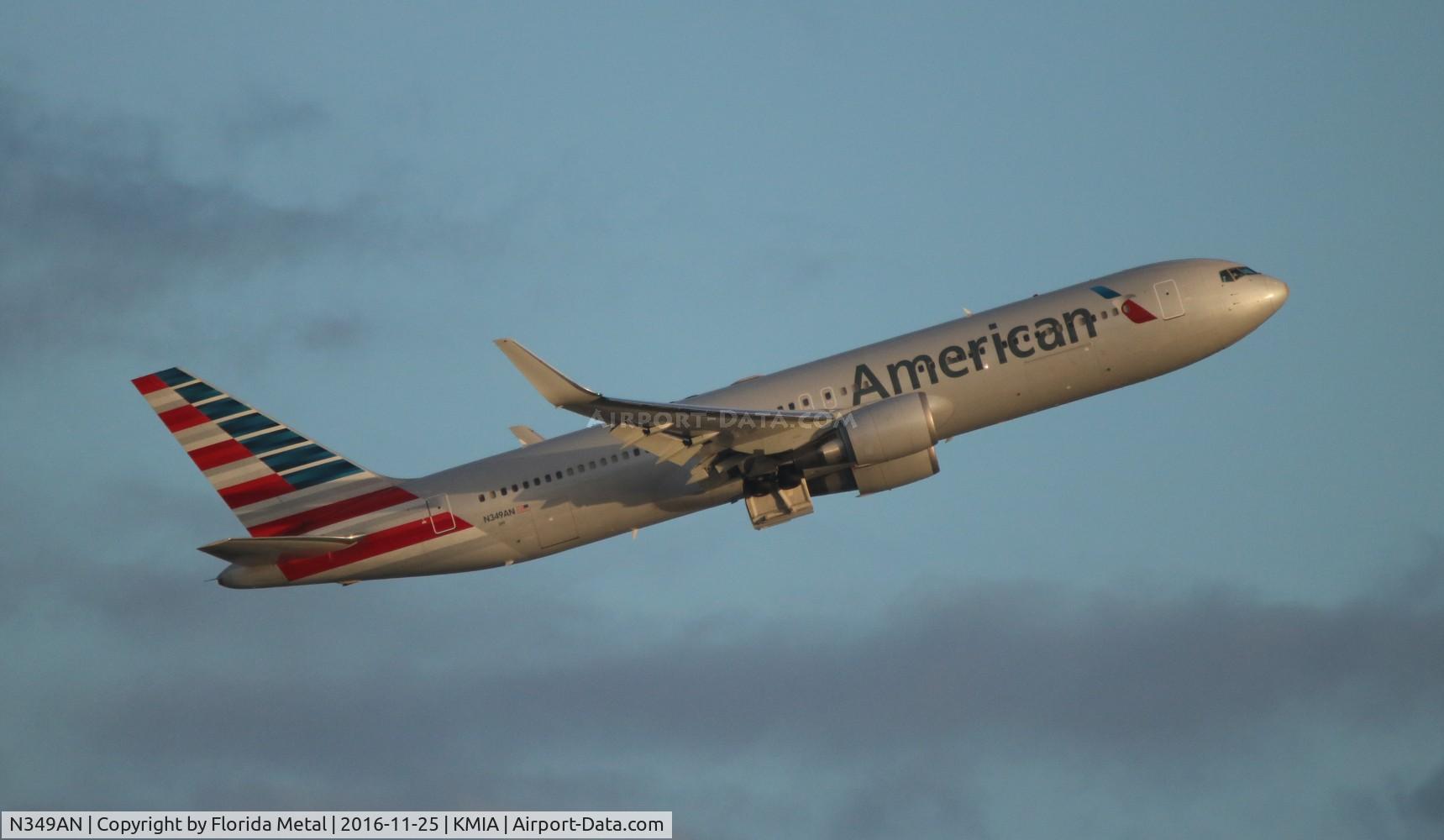 N349AN, 2003 Boeing 767-323 C/N 33088, MIA 2016