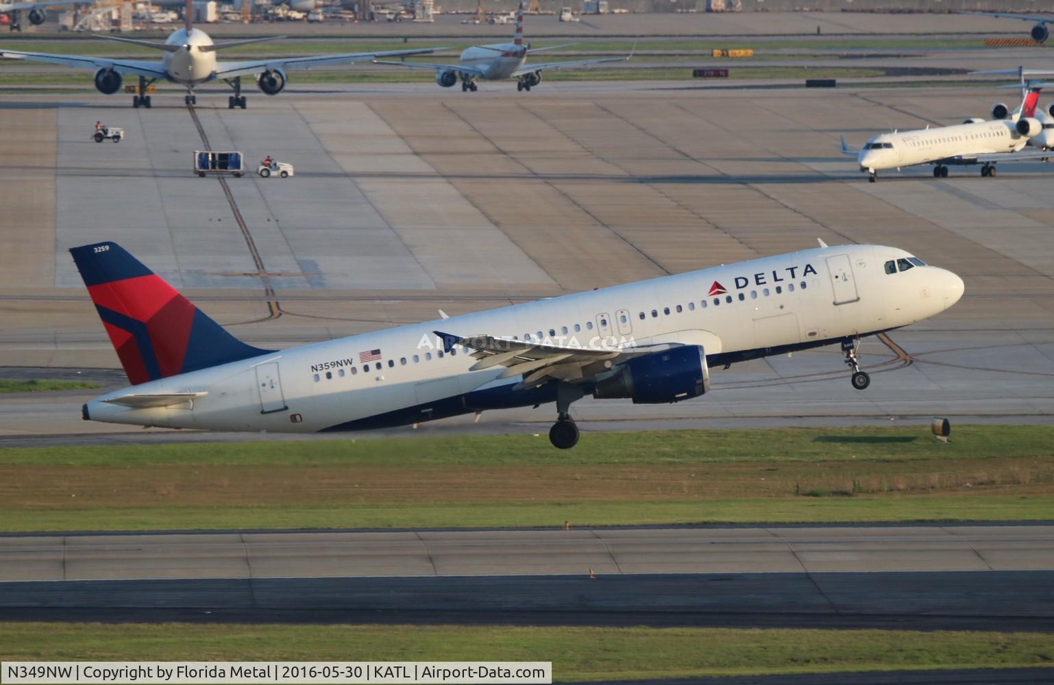 N349NW, 1993 Airbus A320-212 C/N 417, ATL 2016