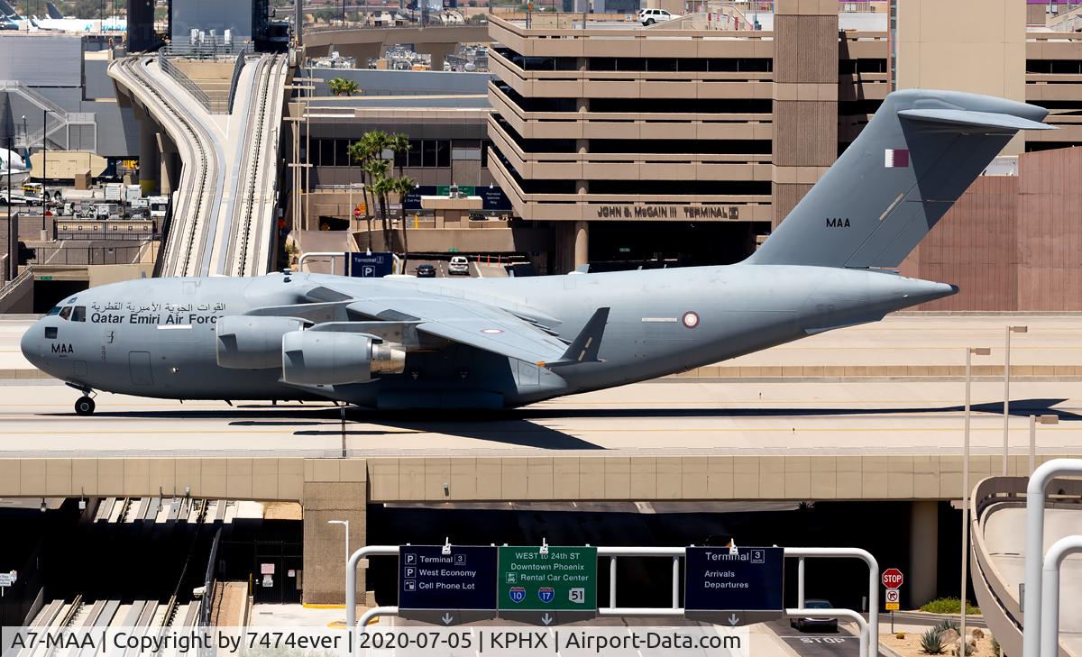 A7-MAA, 2009 Boeing C-17A Globemaster III C/N F-208/QA-1, LHOB242
