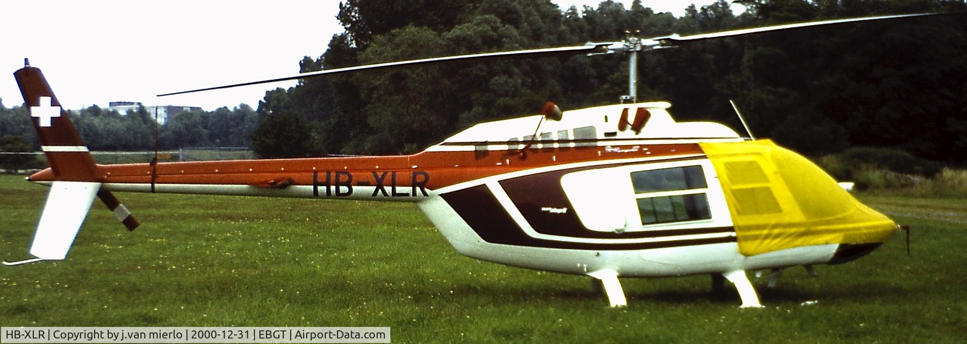 HB-XLR, 1980 Bell 206B JetRanger III C/N 3170, Ghent SDW '80s scan slide