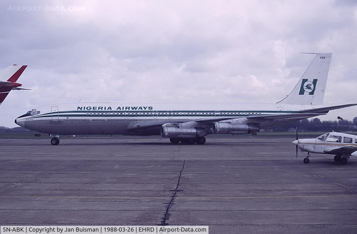 5N-ABK, 1972 Boeing 707-3F9C C/N 20669, Nigeria Airways