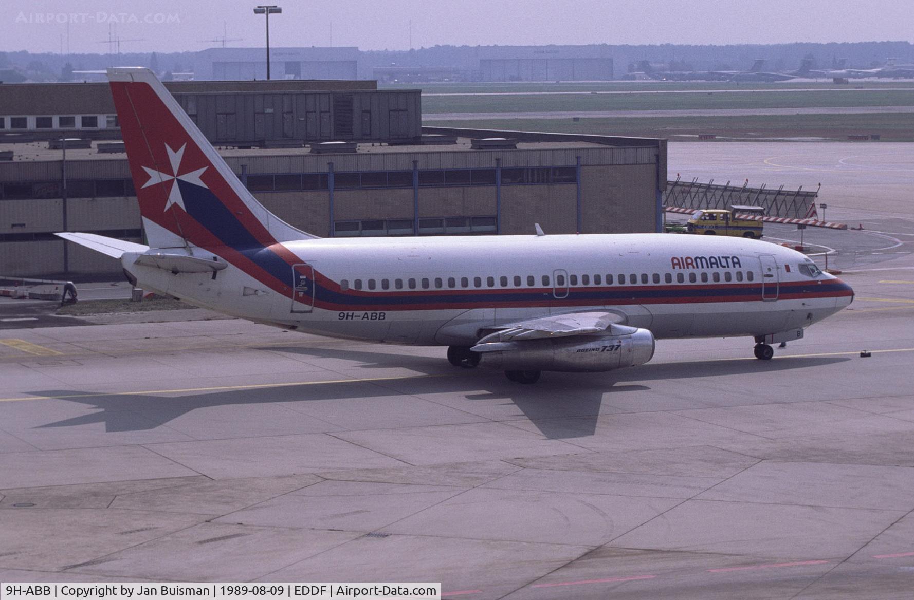 9H-ABB, 1983 Boeing 737-2Y5 C/N 23039, Air Malta