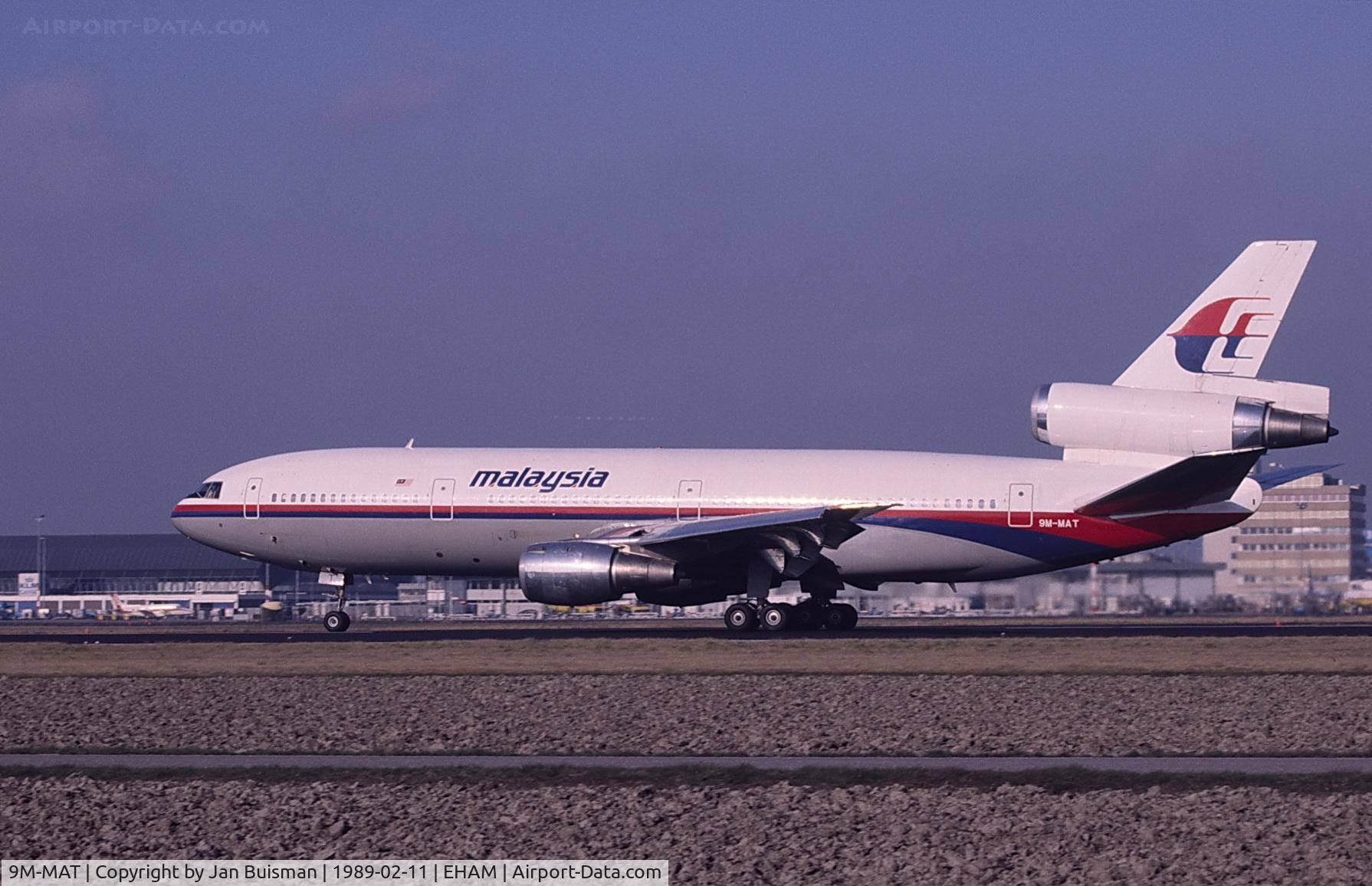 9M-MAT, 1974 Douglas DC-10-30 C/N 46640, Malysia Airlines
