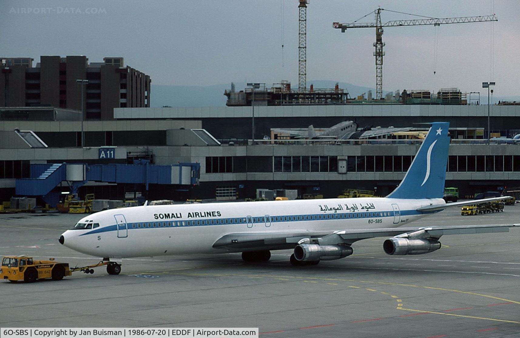 6O-SBS, 1966 Boeing 707-330B C/N 19315/545, Somali Airlines