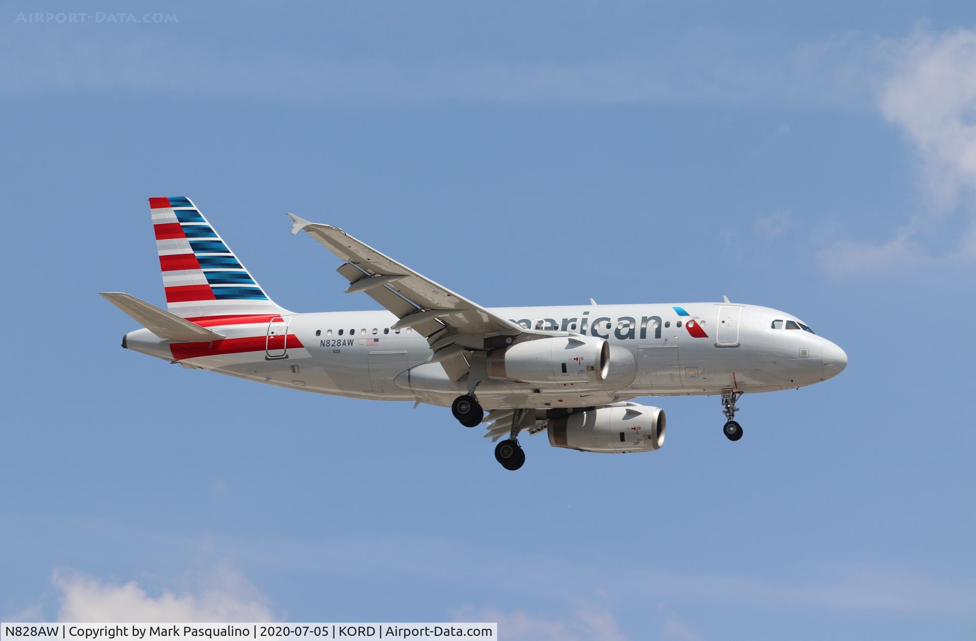 N828AW, 2001 Airbus A319-132 C/N 1552, Airbus A319-132