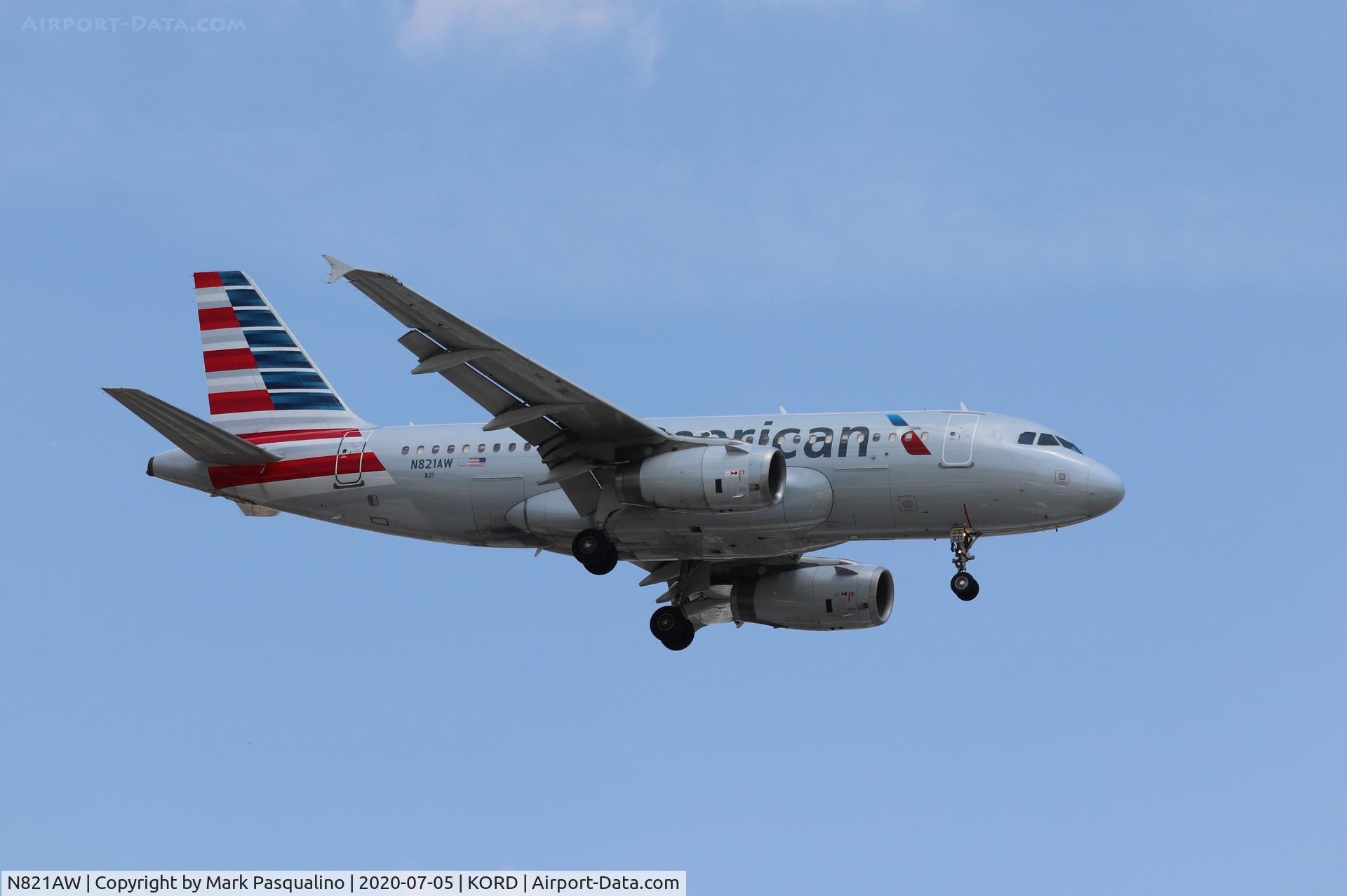 N821AW, 2000 Airbus A319-132 C/N 1406, Airbus A319-132
