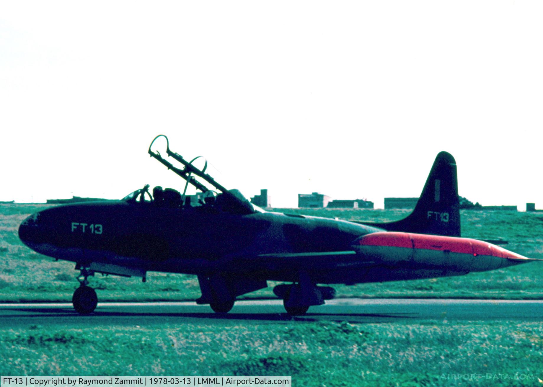 FT-13, 1953 Lockheed T-33A Shooting Star C/N 6816, Lockheed T-33A Shooting Star FT-13 Belgian Air Force