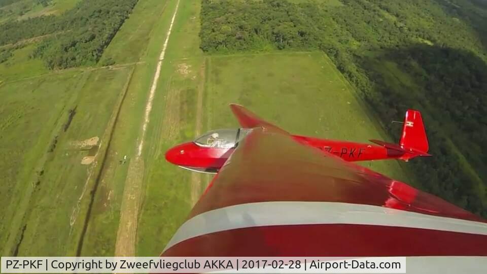 PZ-PKF, Schleicher Ka-7 Rhonadler C/N 864, at Saramaca gliderfield