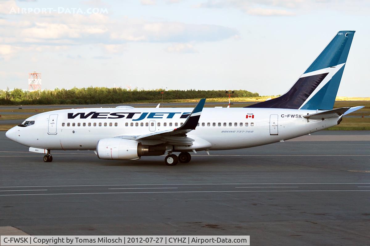 C-FWSK, 2008 Boeing 737-7CT C/N 36420, 