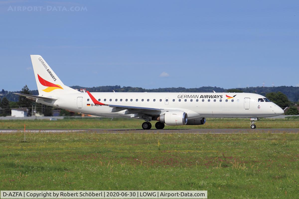 D-AZFA, 2006 Embraer 190LR (ERJ-190-100LR) C/N 19000063, D-AZFA @ LOWG 2020