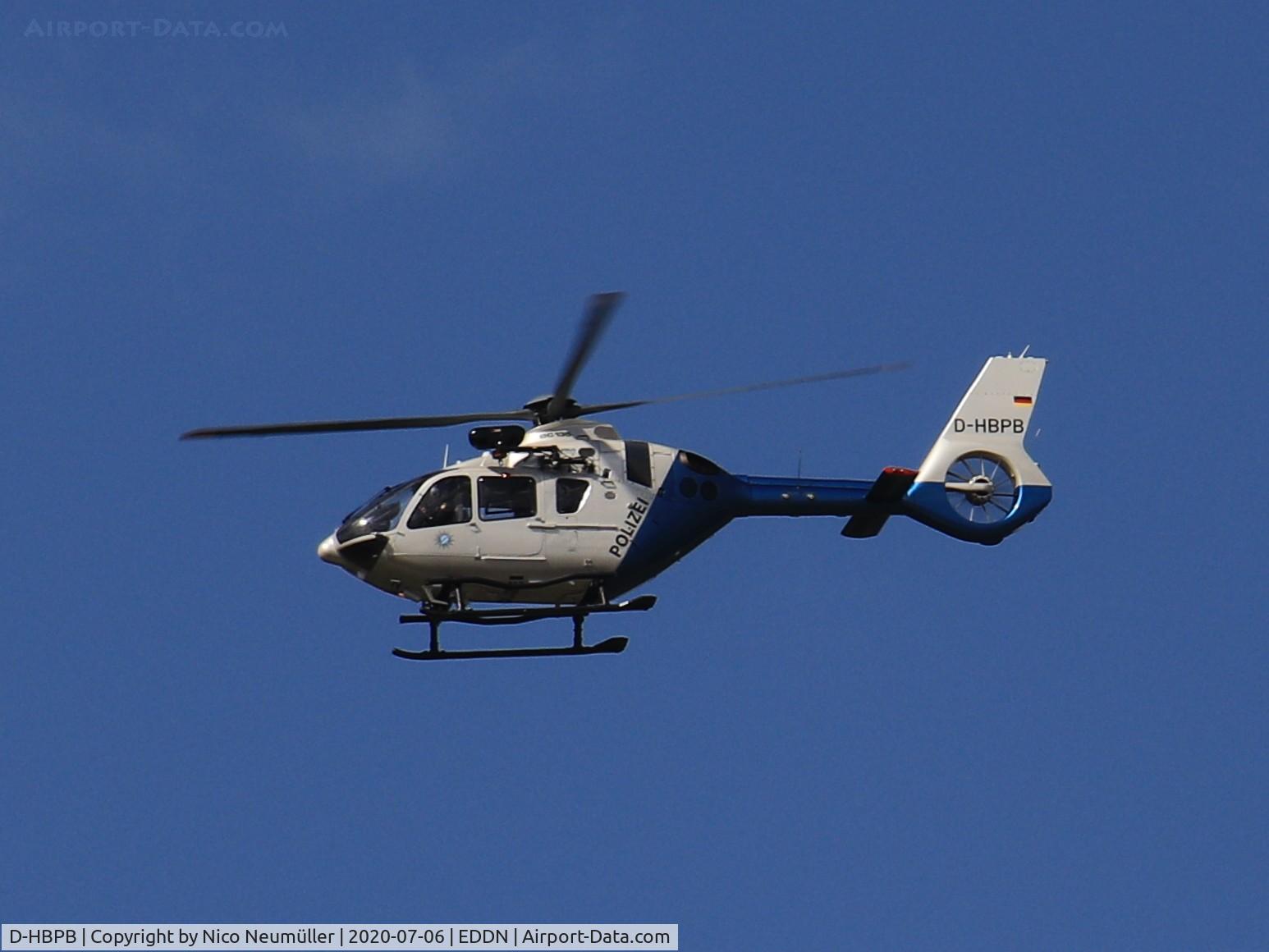 D-HBPB, Eurocopter EC-135P-2 C/N 0864, Police Helicopter over EDDN/NUE
