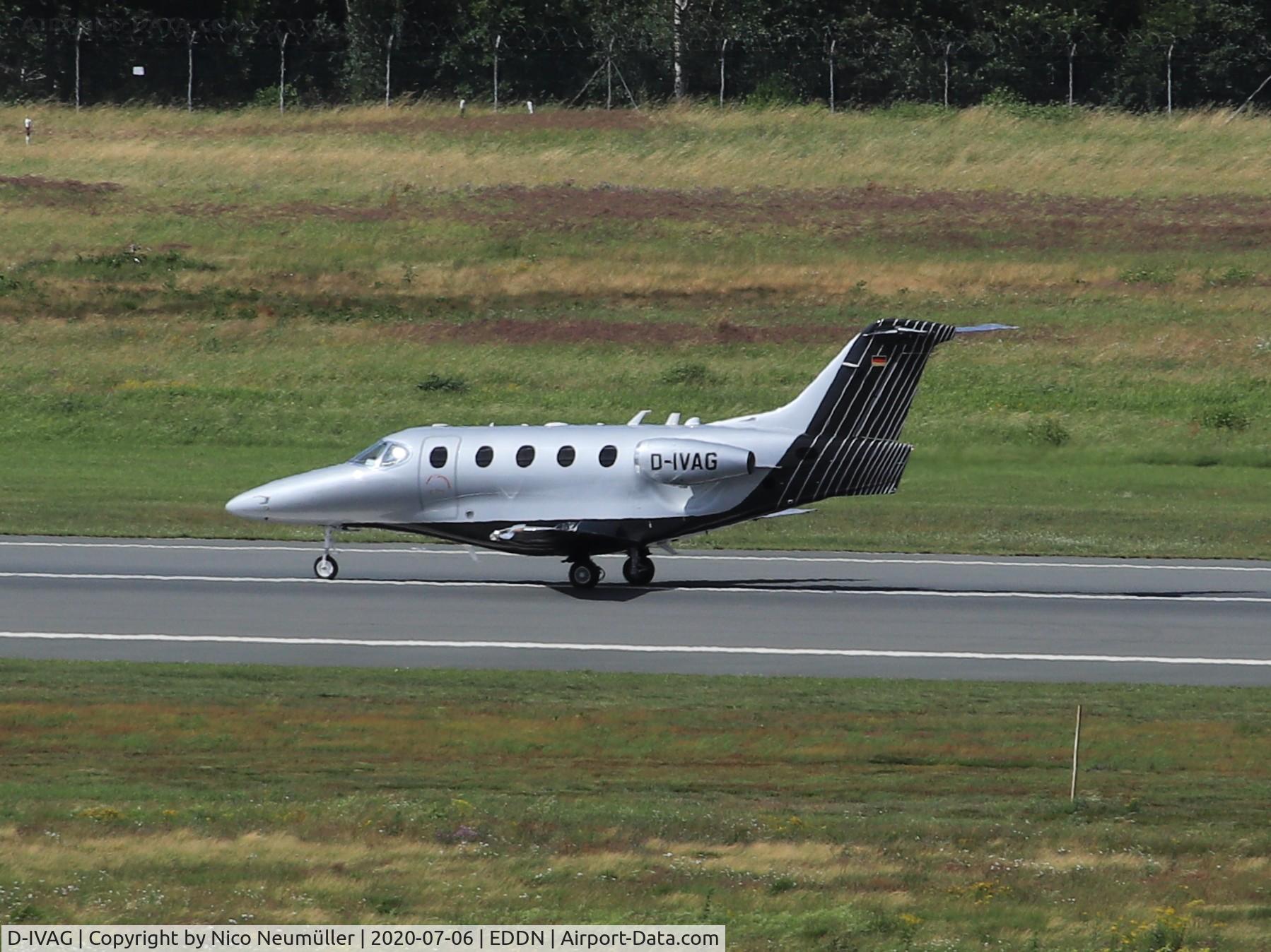 D-IVAG, 2007 Beech 390 Premier IA C/N RB-196, Premier 1 is starting in EDDN/NUE
