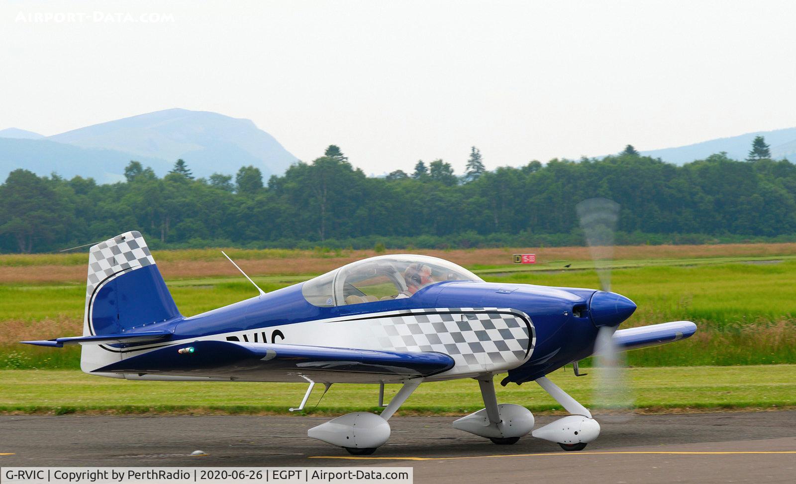G-RVIC, 2004 Vans RV-6A C/N PFA 181-13319, RV-6 vacated 09 at Charlie.