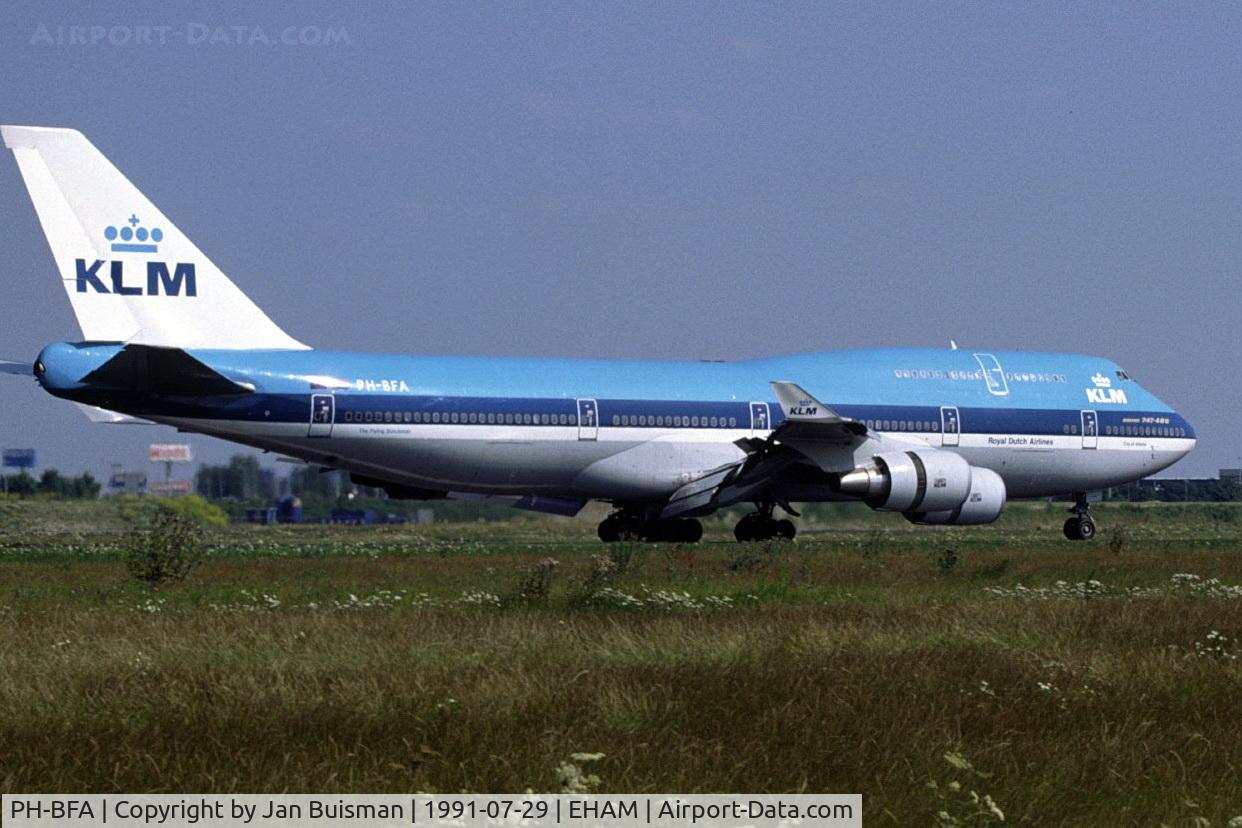 PH-BFA, 1989 Boeing 747-406 C/N 23999, KLM
