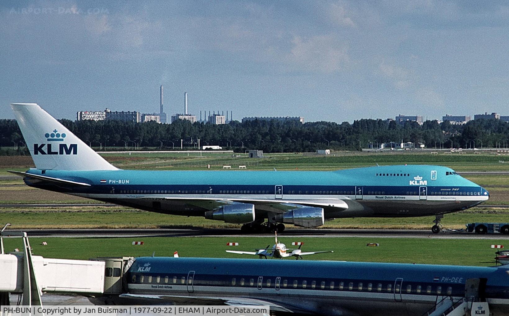 PH-BUN, 1979 Boeing 747-206B C/N 21660, KLM