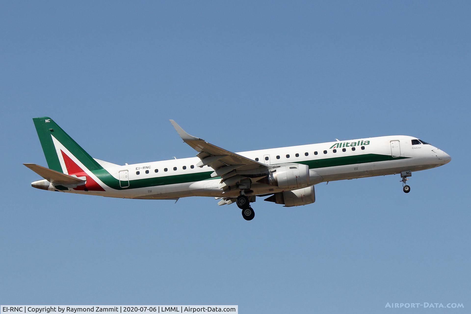 EI-RNC, 2011 Embraer 190LR (ERJ-190-100LR) C/N 19000503, Embraer EMB-190LR EI-RNC Alitalia