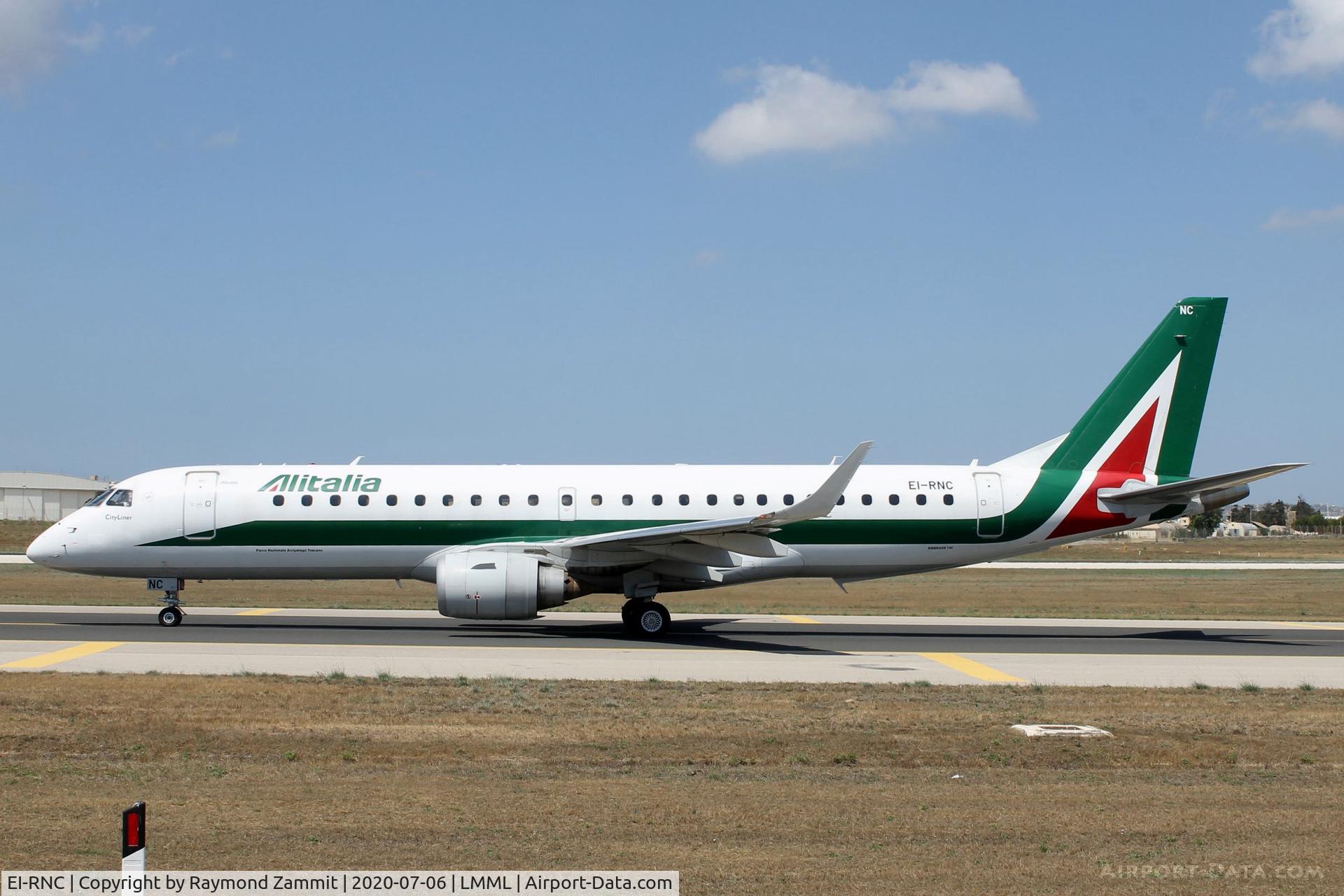 EI-RNC, 2011 Embraer 190LR (ERJ-190-100LR) C/N 19000503, Embraer EMB-190LR EI-RNC Alitalia