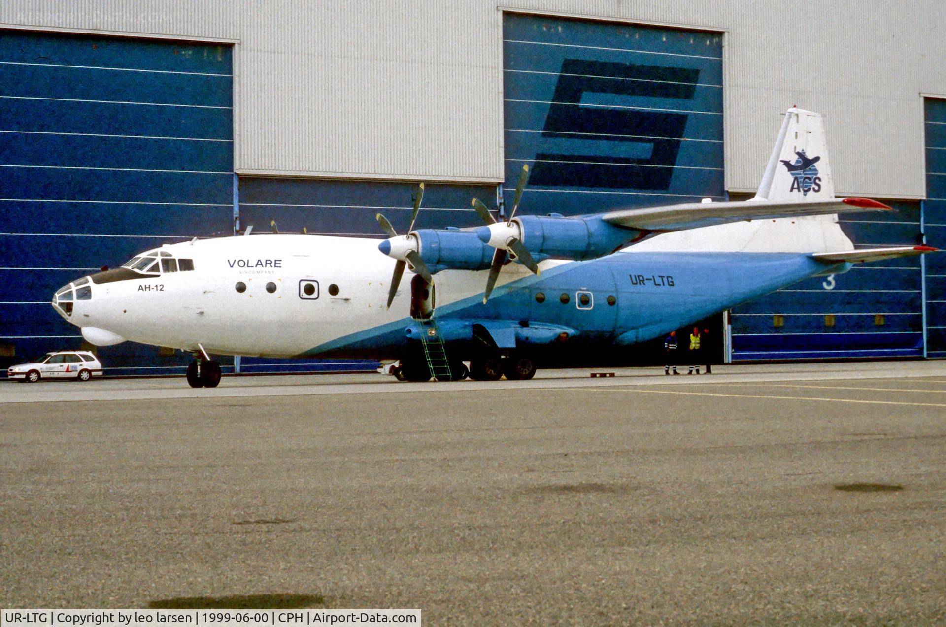 UR-LTG, 1970 Antonov An-12BP C/N 00347201, Copenhagen june 1999