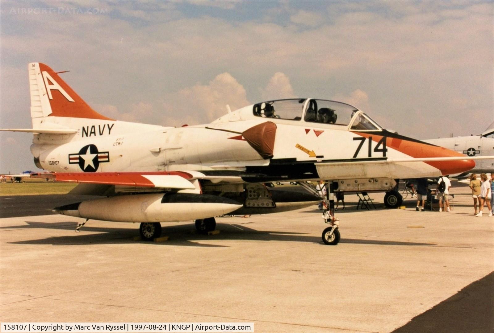 158107, Douglas TA-4J Skyhawk C/N 14144, NAS Corpus Christi.