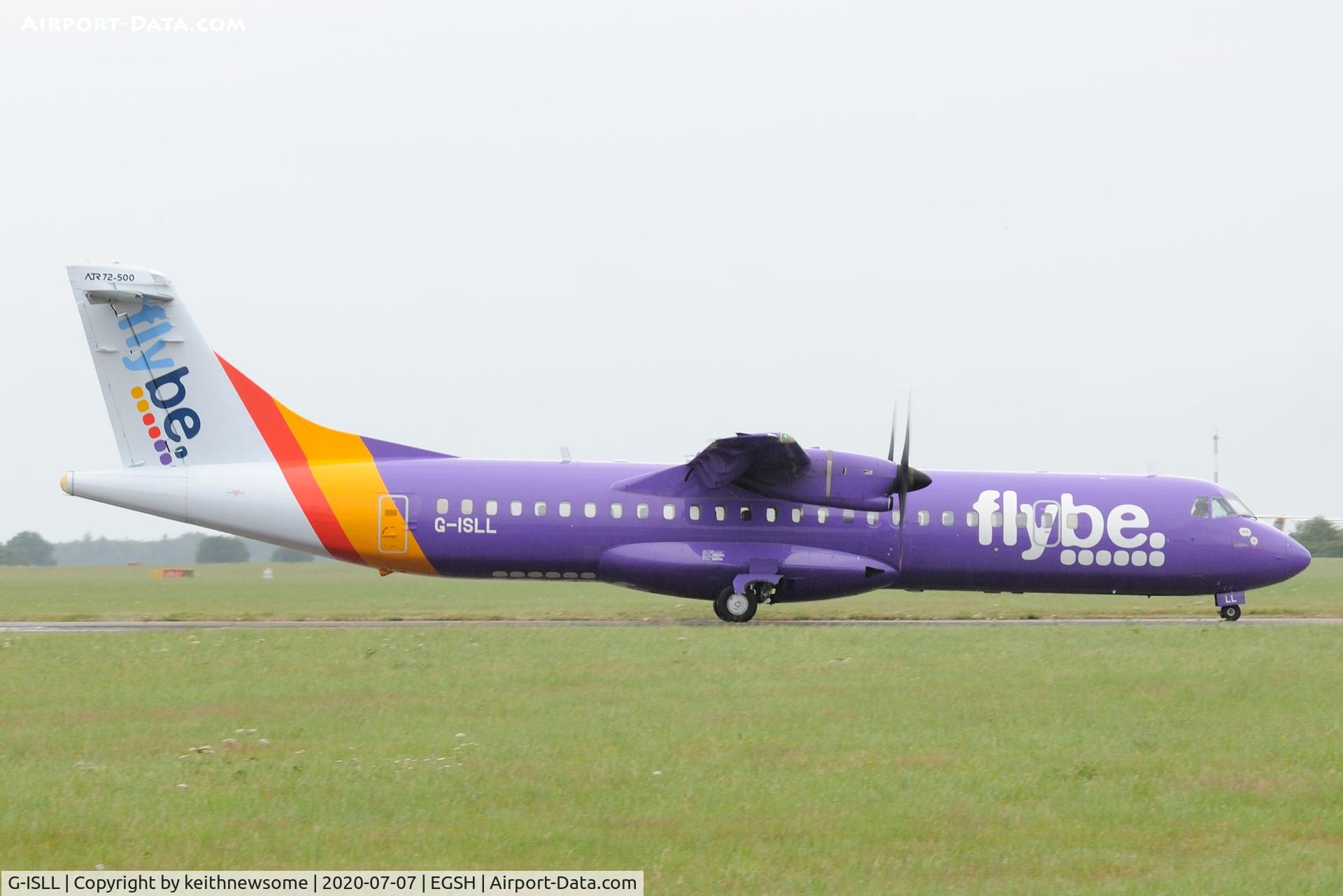 G-ISLL, 2002 ATR 72-212A C/N 696, Arriving at Norwich for paintwork.