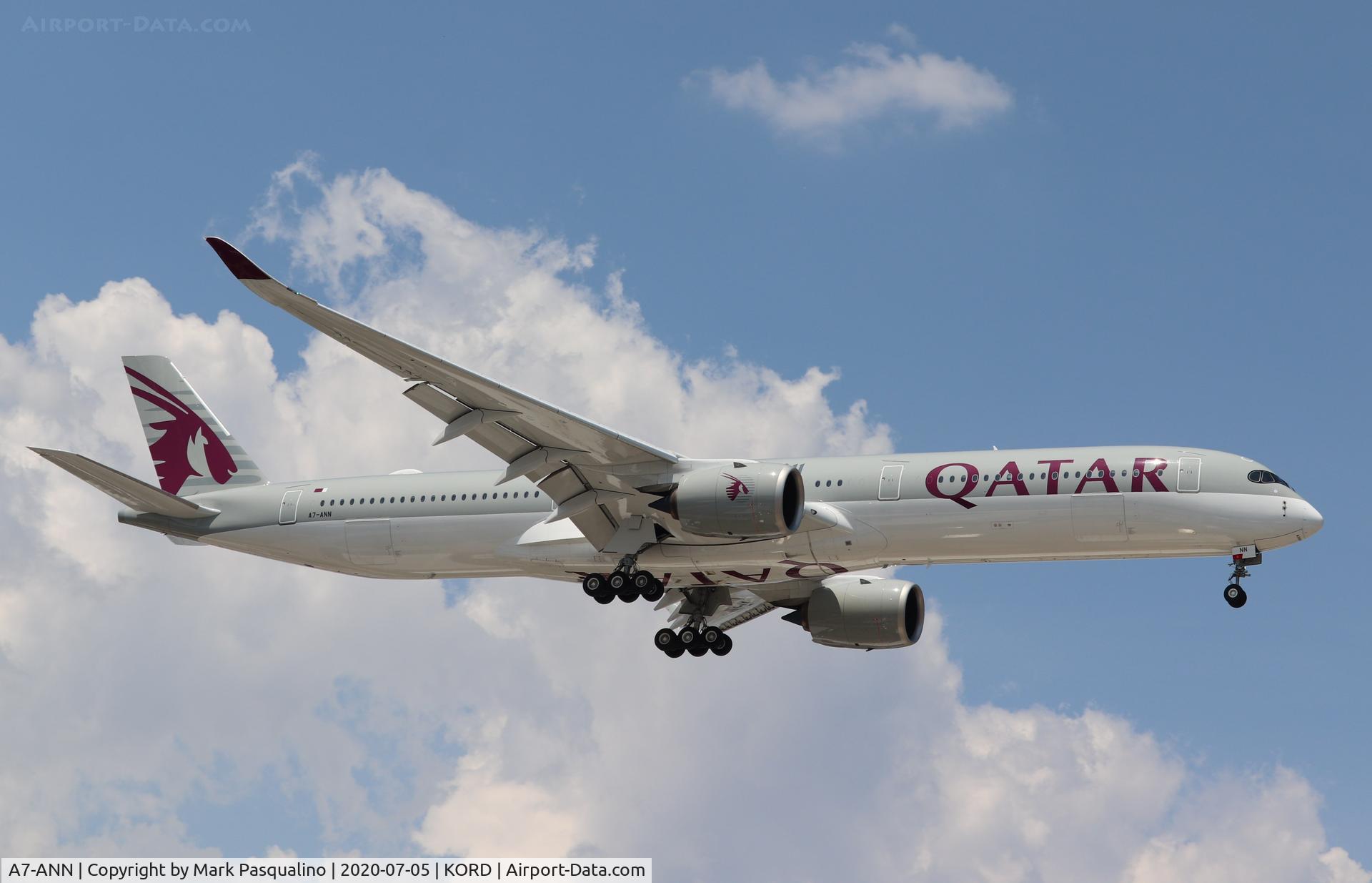 A7-ANN, 2019 Airbus A350-1041 C/N 356, Airbus A350-1041