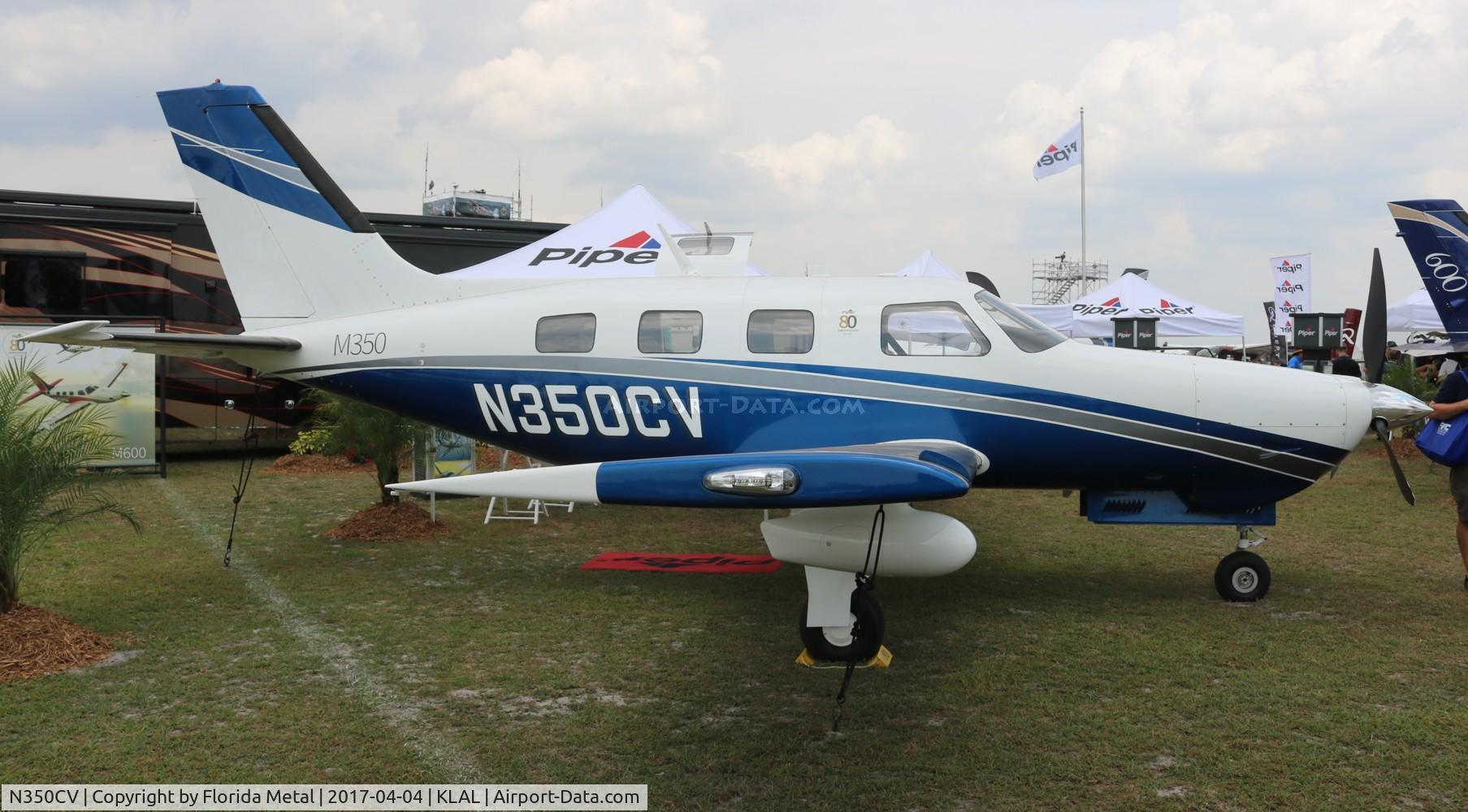 N350CV, 2017 Piper PA-46-350P  M350 Malibu Mirage C/N 4636711, SNF 2017