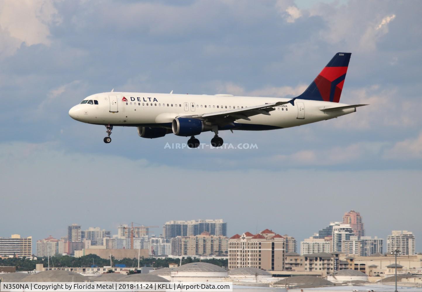 N350NA, 1993 Airbus A320-212 C/N 418, FLL 2018