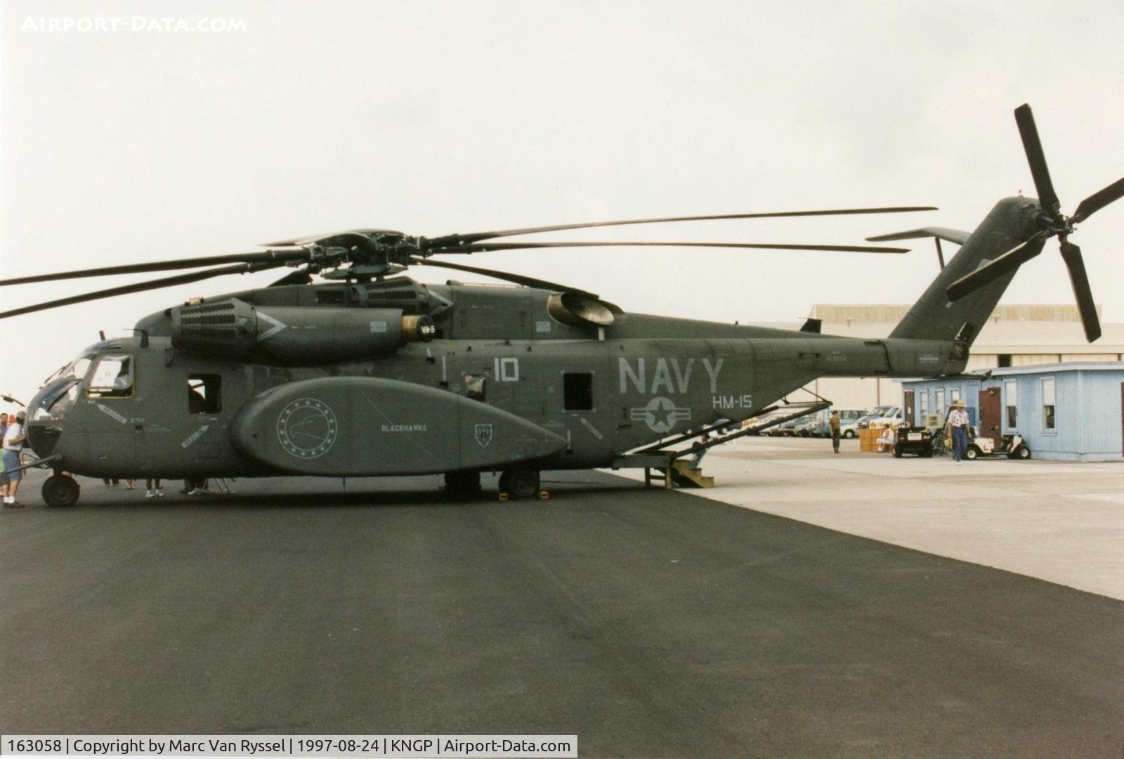 163058, Sikorsky MH-53E Sea Dragon C/N 65-556, HM-15 Blackhawks.