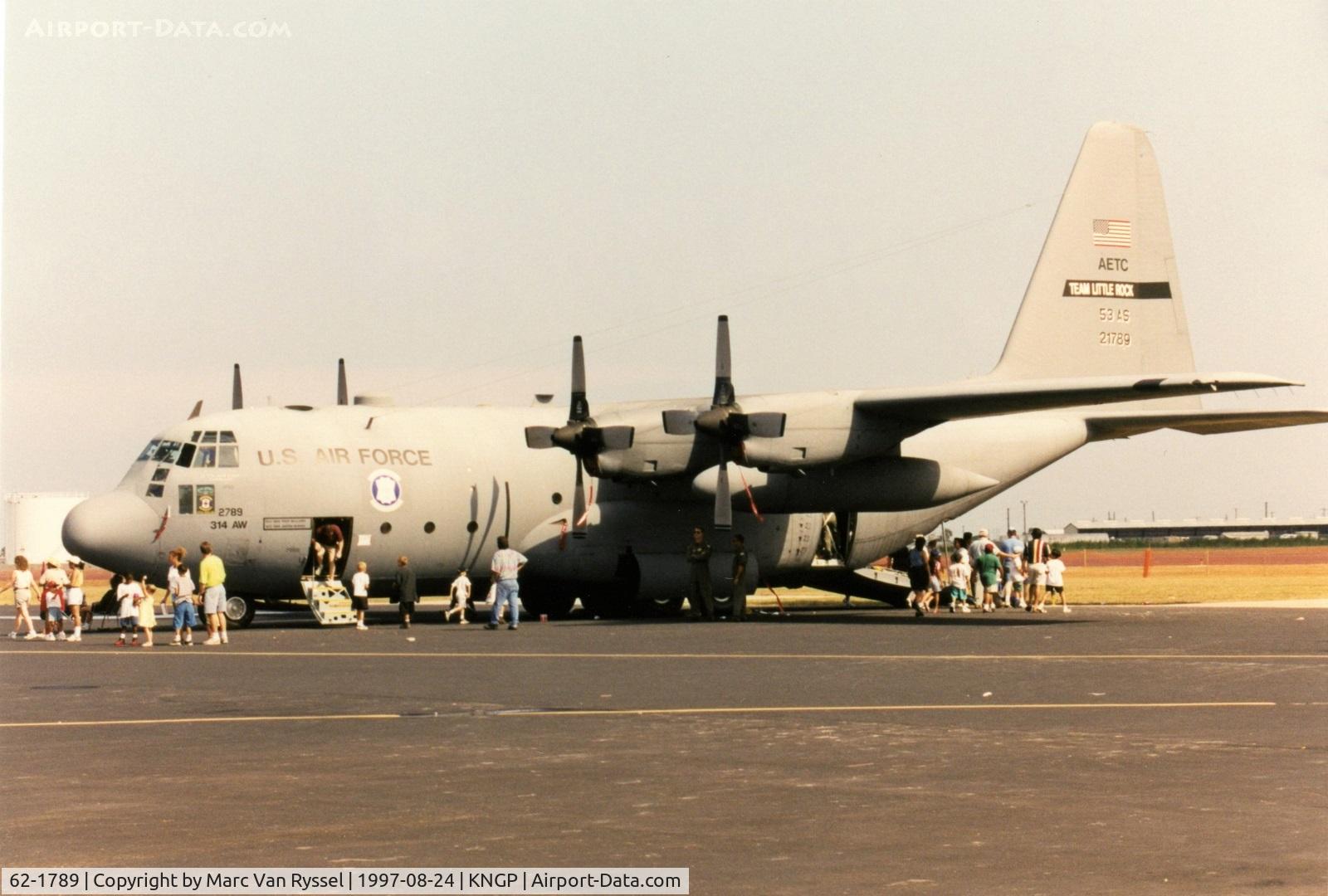 62-1789, 1962 Lockheed C-130E Hercules C/N 382-3736, 314 AW from Little Rock AFB  Arkansas.