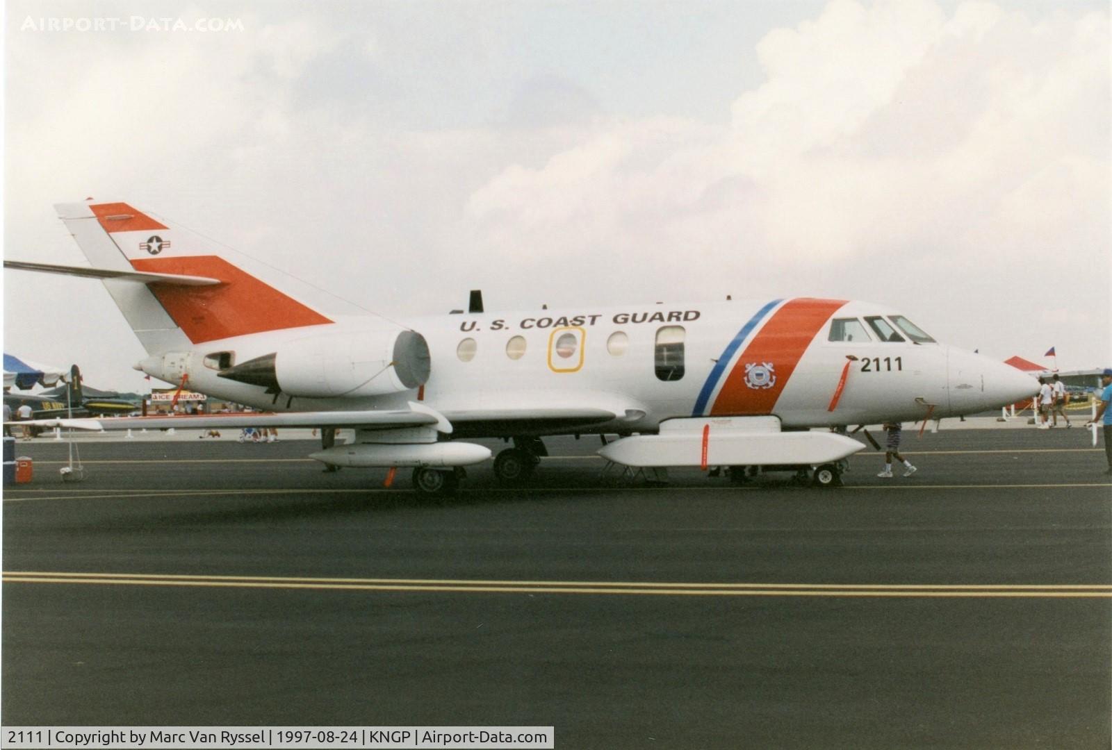2111, Dassault HU-25B Guardian C/N 413, At Corpus Christi, Texas.