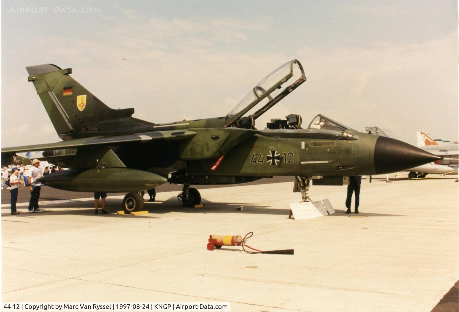 44 12, Panavia Tornado IDS C/N 287/GS076/4112, At Corpus Christi, Texas.
